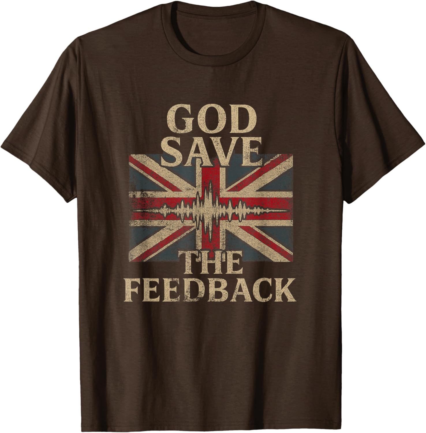 Vintage Punk Rock God Save the Feedback T-Shirt for UK Style Lovers - 10