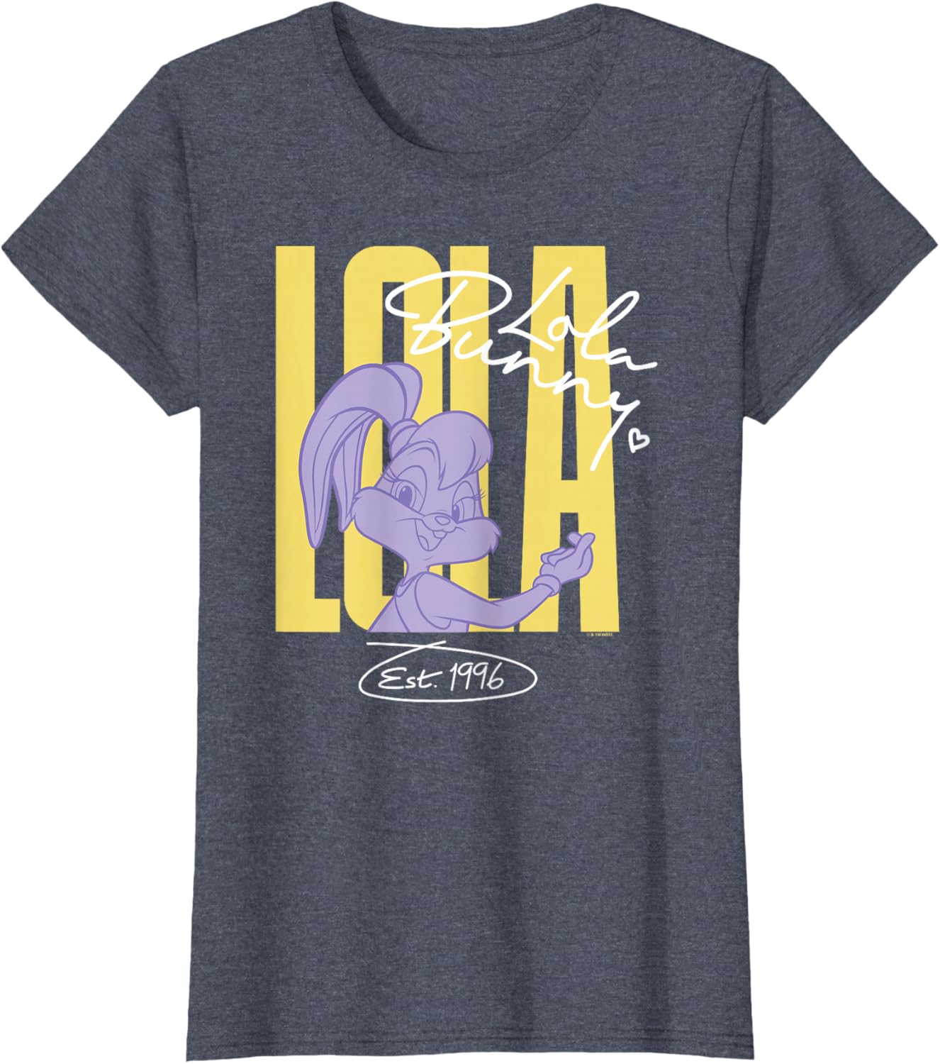Stylish Lola Bunny Signature T-Shirt EST 1996 Fun Looney Tunes Apparel - 1