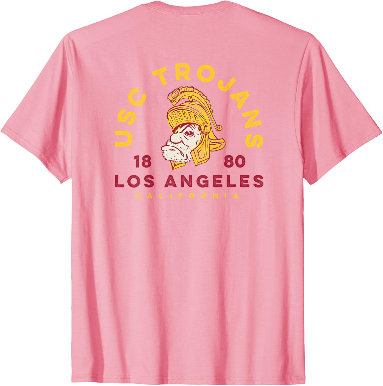 USC Trojans Tommy Sketch Gold Cardinal T-Shirt for Sports Fans - 5