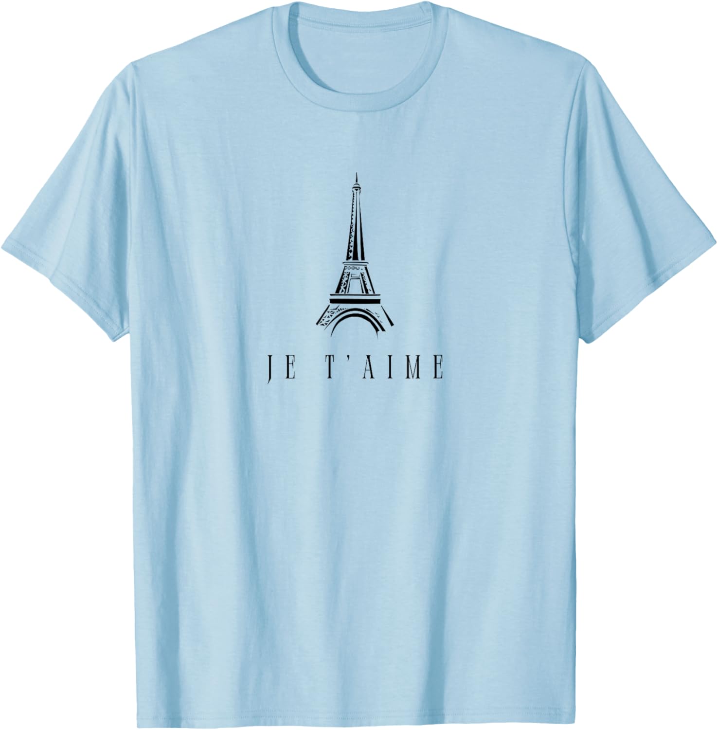 Vintage Eiffel Tower Paris Souvenir T-Shirt Minimalist Style Apparel - 3
