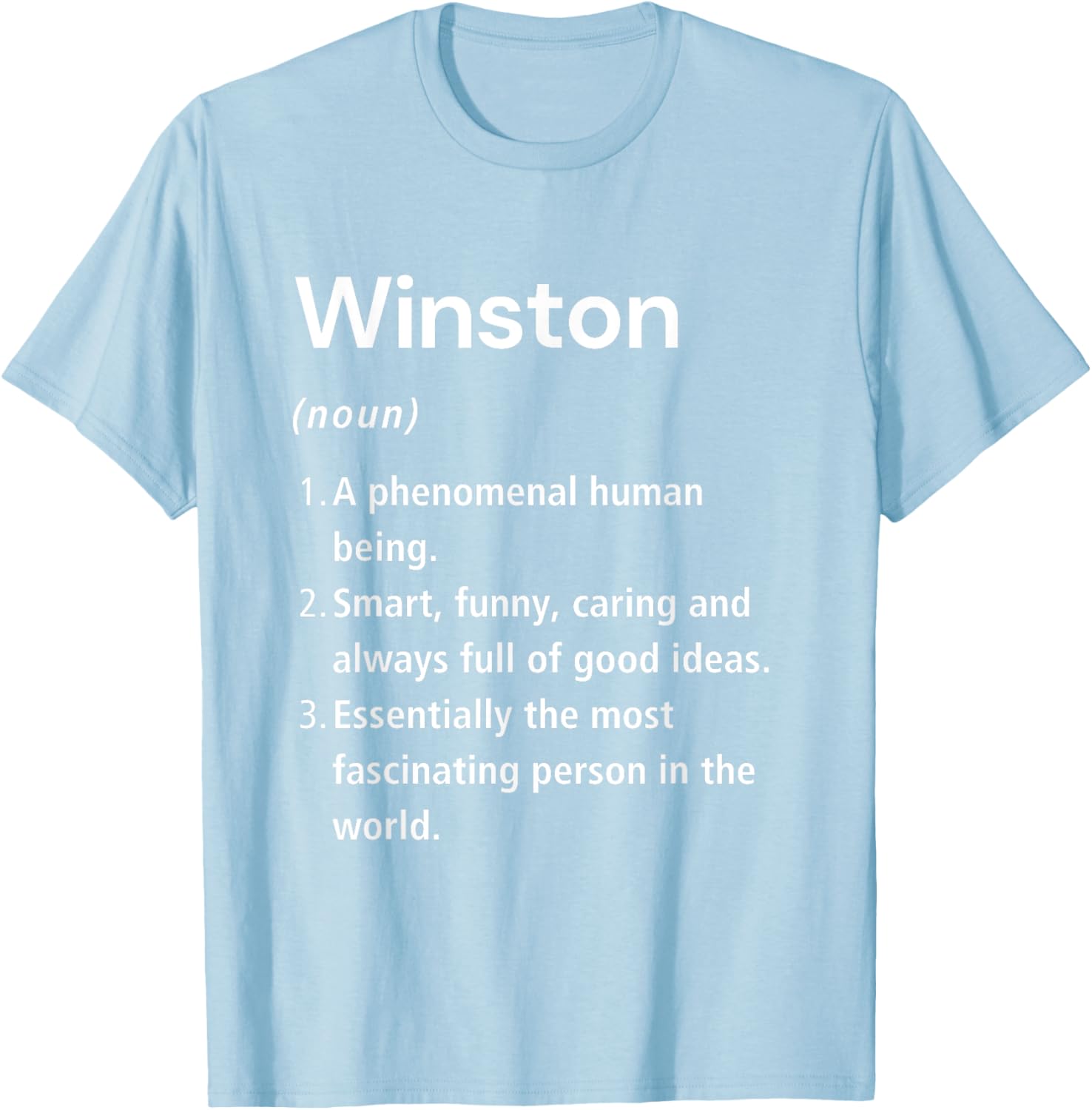 Winston Name Definition Funny Dictionary T-Shirt for Humorous Style - 21