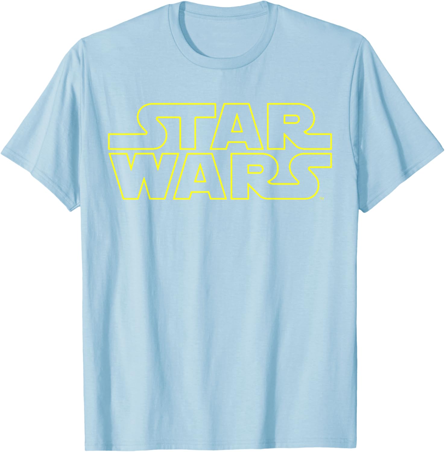 Star Wars Simple Title Logo T-Shirt for Fans | Disney+ Apparel - 3