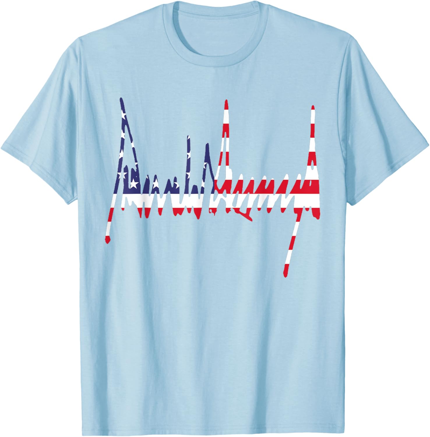 Signature US Flag Number 47 Jersey 45th Anniversary 4th of July Tee - 16
