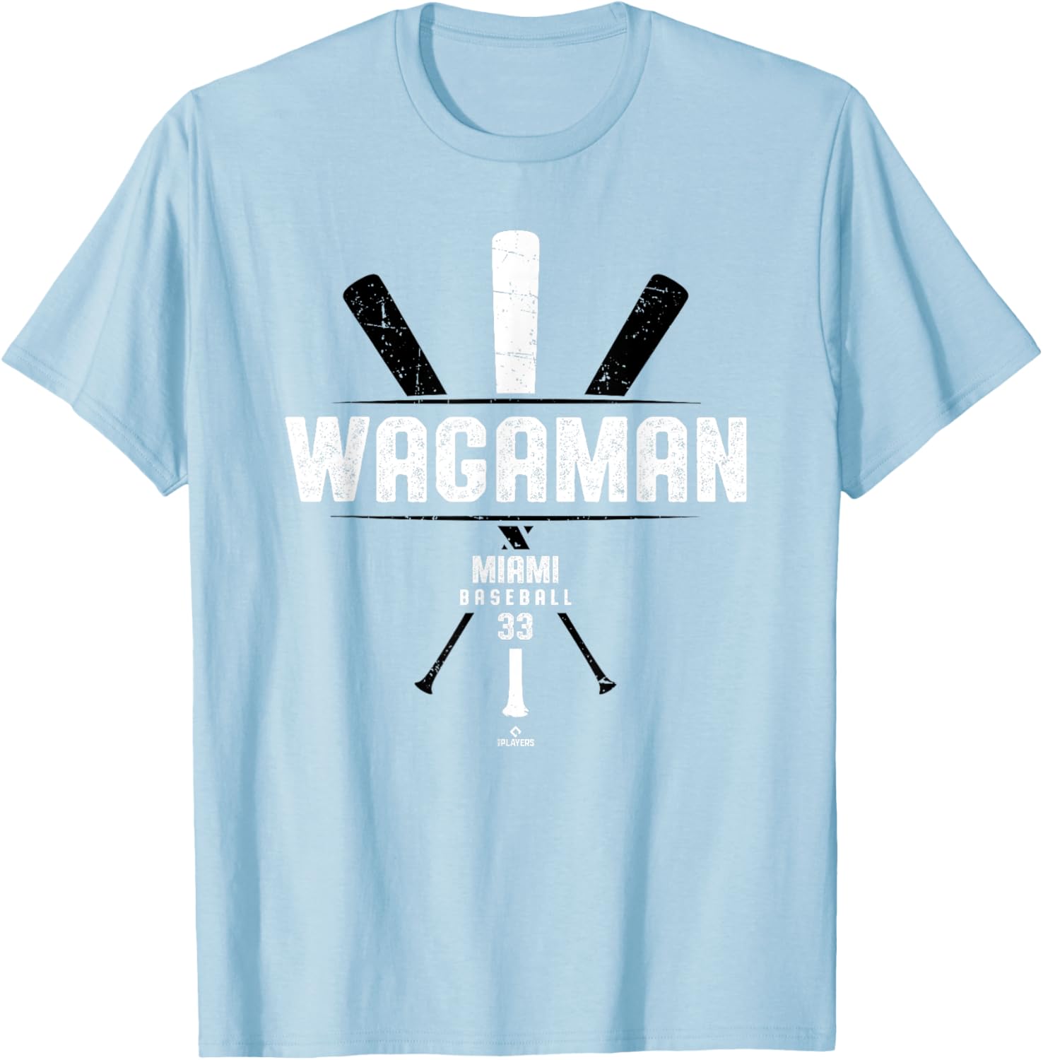 Vintage Baseball Bat T-Shirt for Miami Fans | Eric Wagaman Gameday Apparel - 2