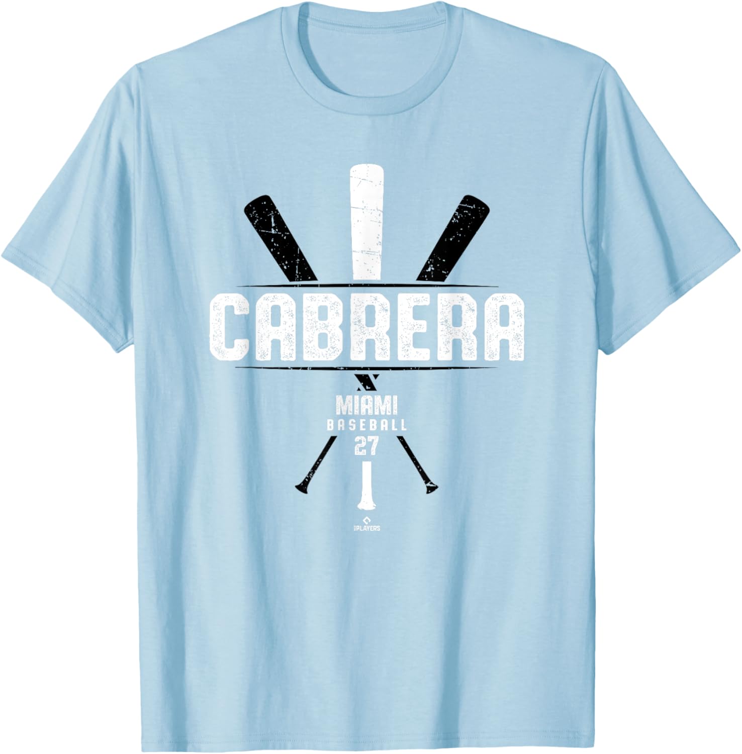 Vintage Baseball Bat T-Shirt for Edward Cabrera Miami Fans - 1
