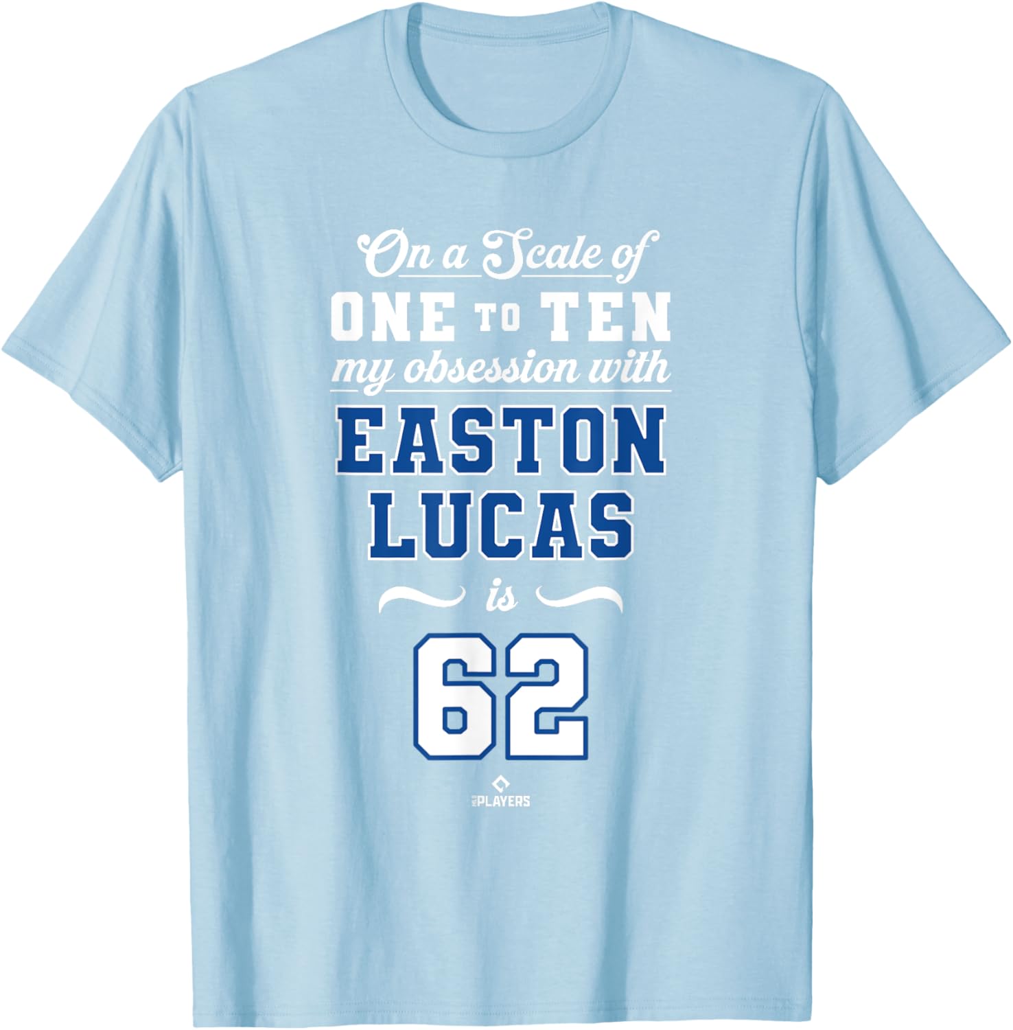 Obsession Easton Lucas 62 Toronto MLBPA T-Shirt for Sports Fans - 1