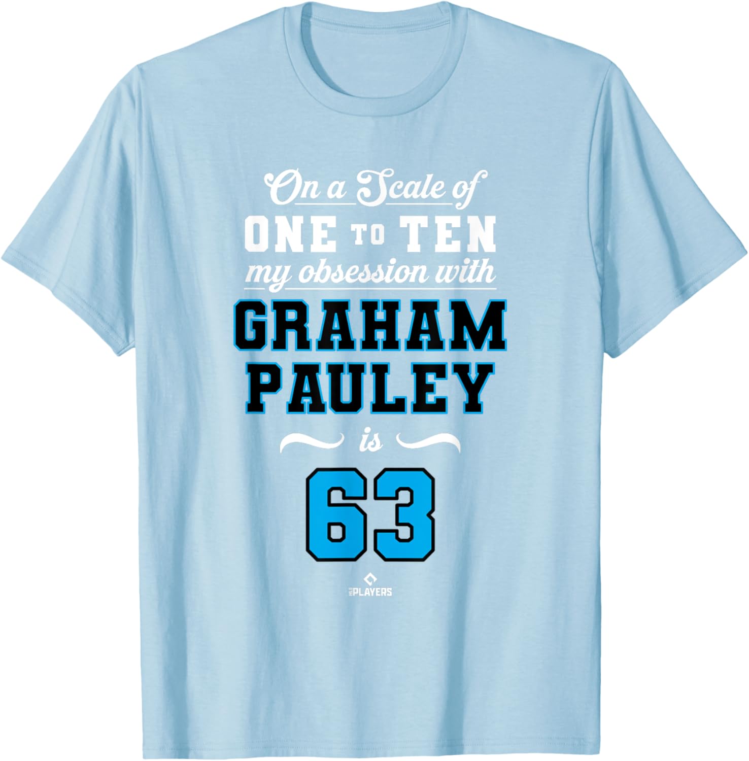 Obsession Graham Pauley 63 Miami MLBPA T-Shirt for Stylish Fans - 3