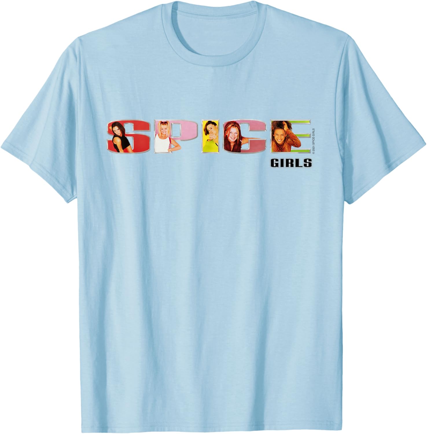 Spice Girls Classic Fit Black T-Shirt with Official Logo for Fans - 4
