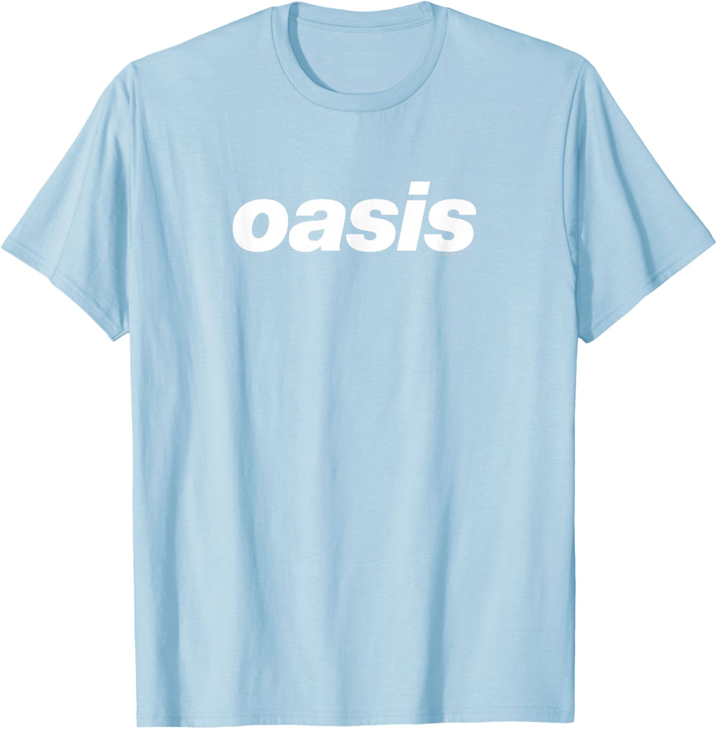 Oasis Baby Blue T-Shirt with White Logo for Stylish Comfort - 1
