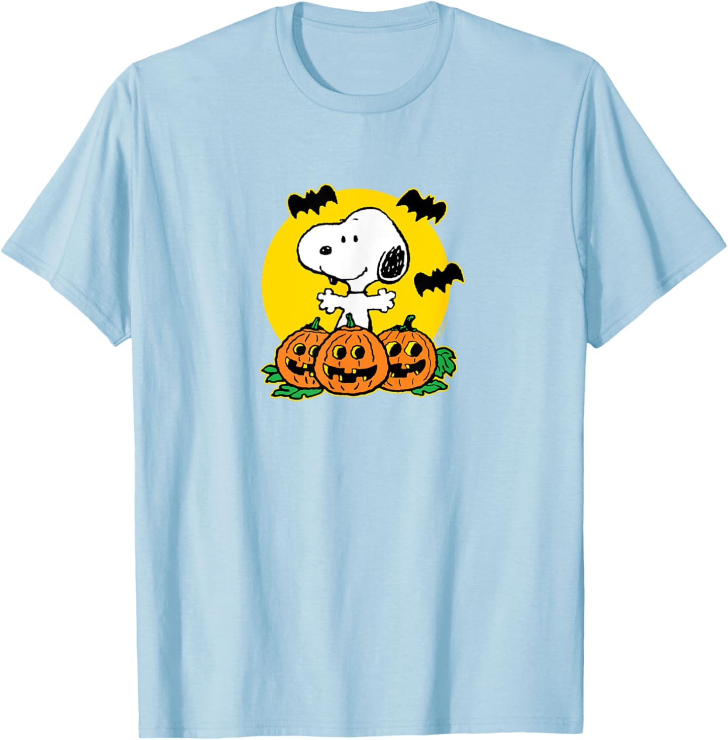 Snoopy Pumpkin Patch Halloween T-Shirt for Peanuts Fans - Fun Apparel - 9