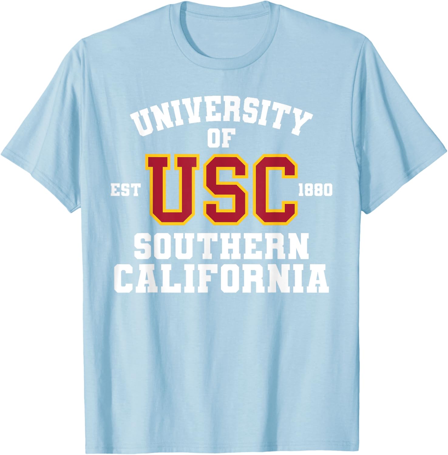 USC Established 1880 University of Southern California T-Shirt for Fans - 1