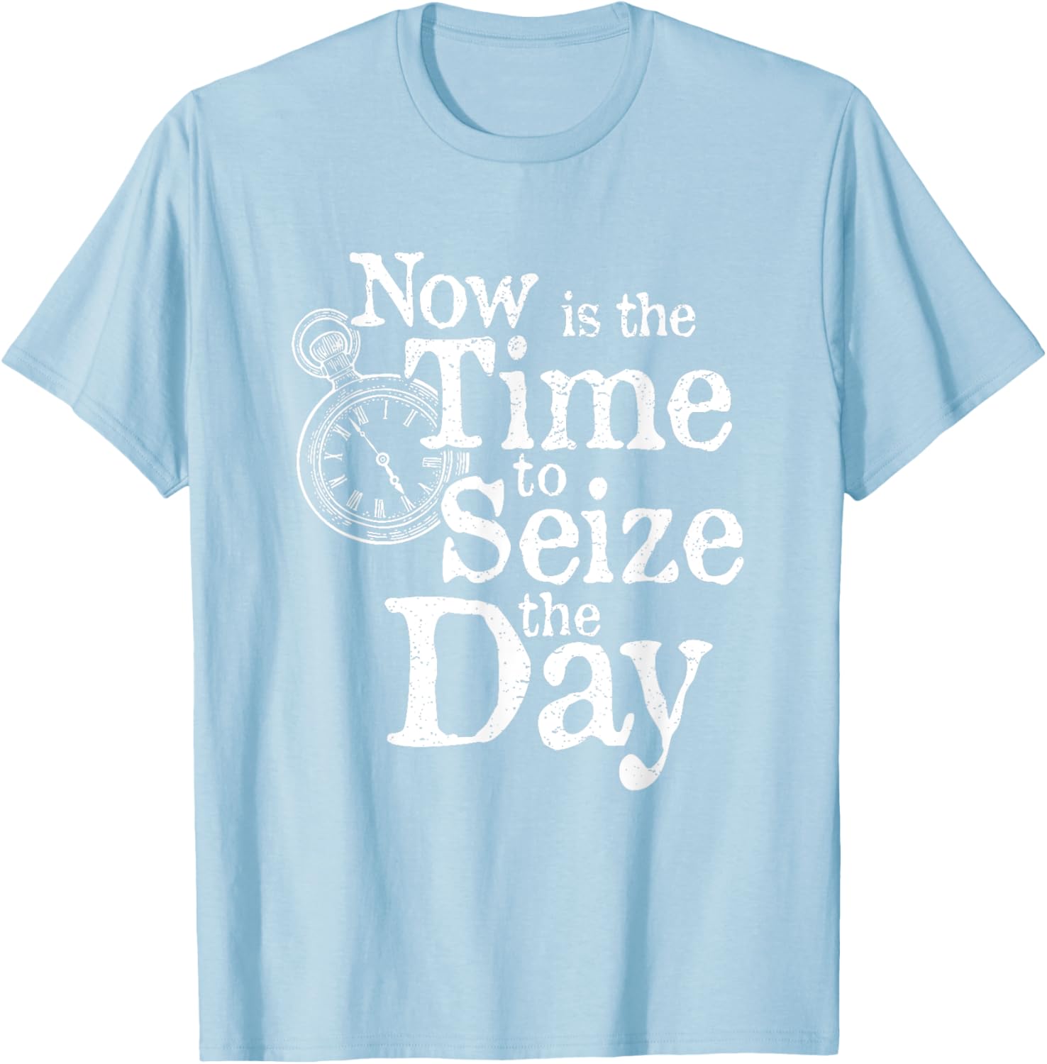 Seize the Day Motivational Quote T-Shirt for Back to School Fun - 24