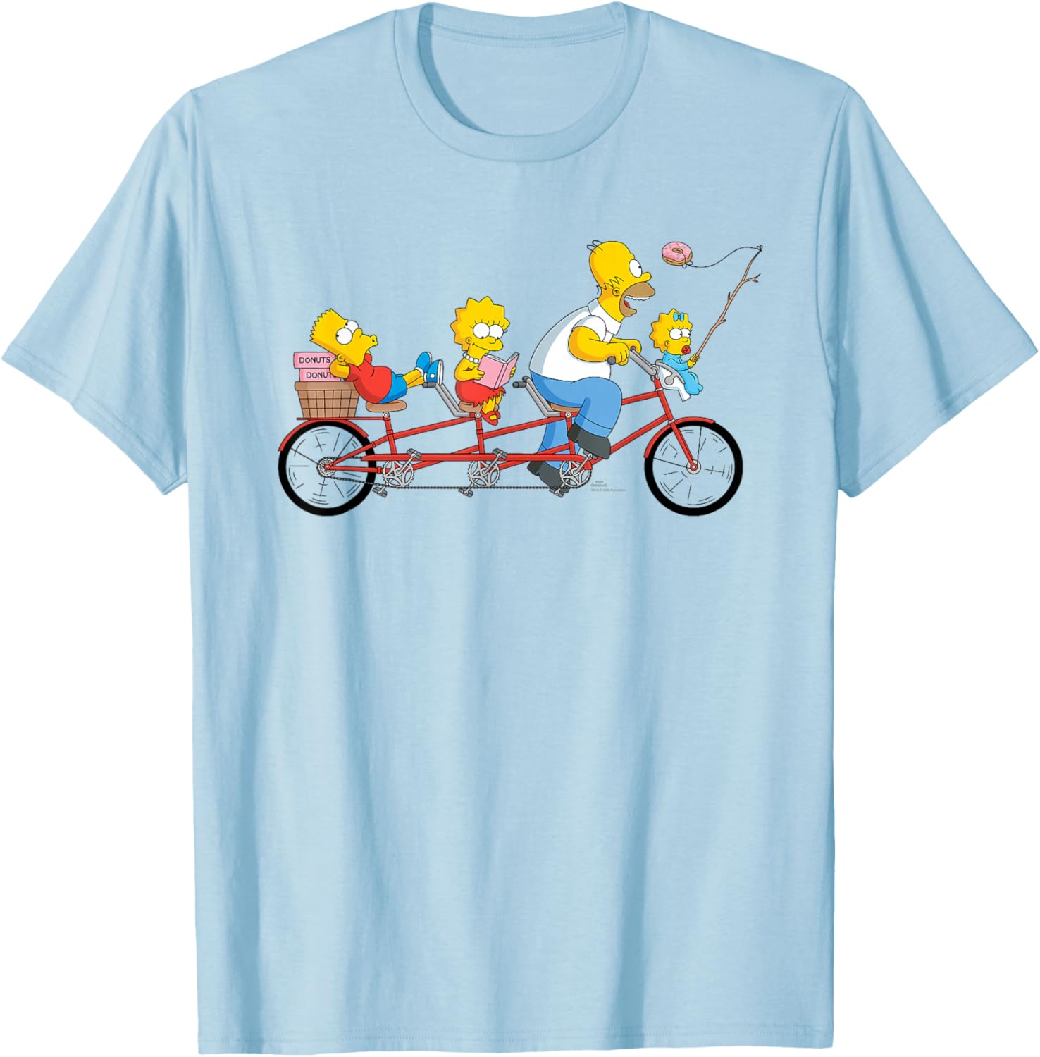 The Simpsons Father's Day Homer Kids Bike Ride T-Shirt for Dad - 10