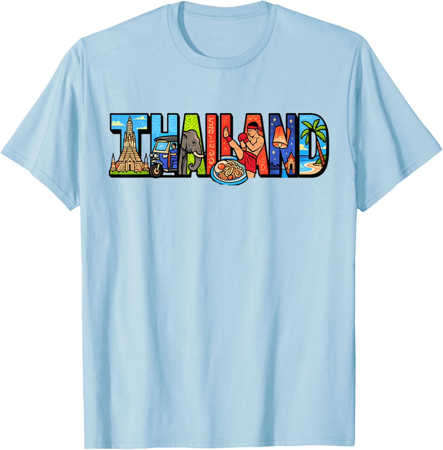 Thailand Souvenir T-Shirt for Thai Culture Lovers - Unique Travel Gift - 13