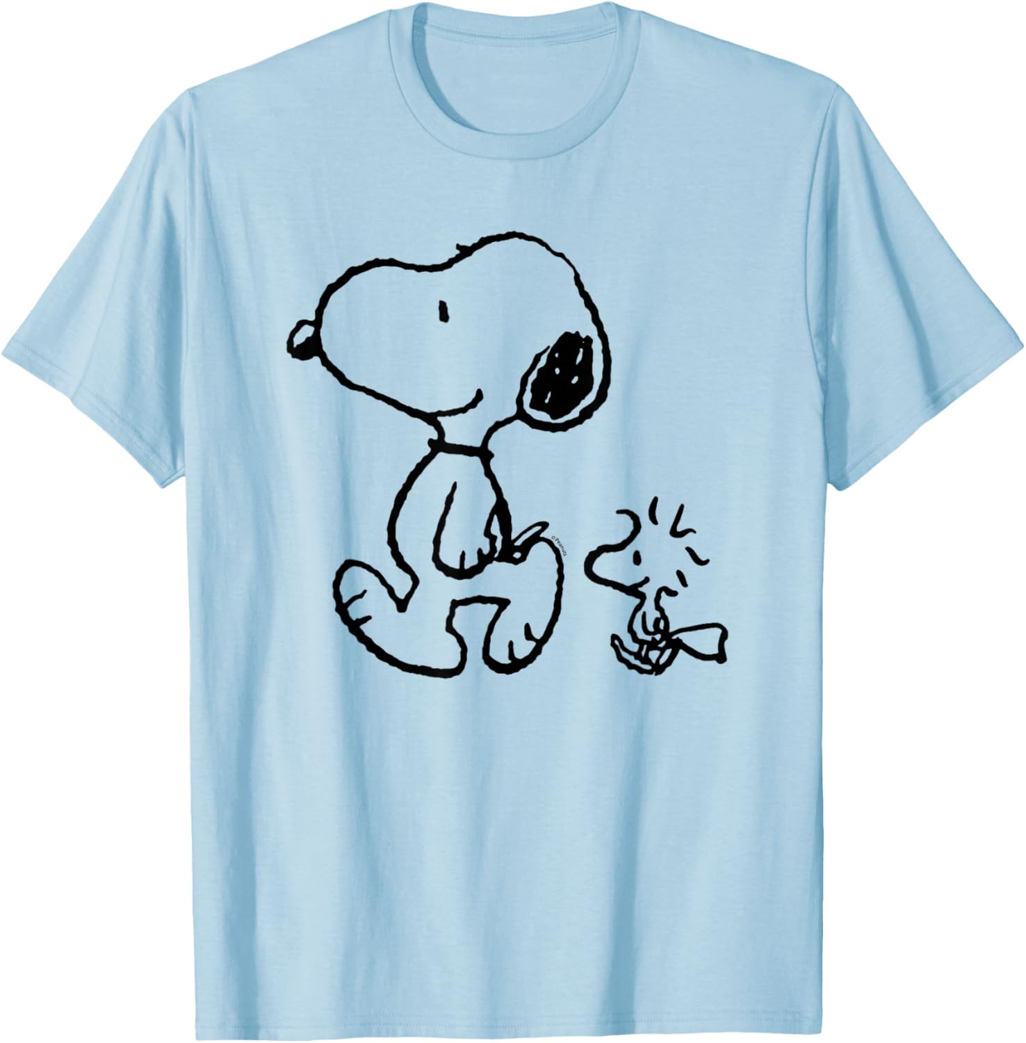 Snoopy Woodstock Walk T-Shirt Fun Peanuts Graphic Tee for Fans - 4