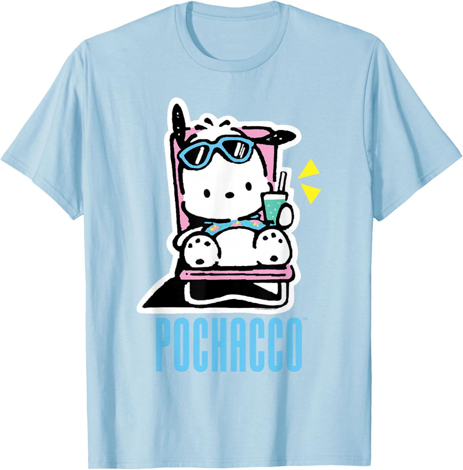 Pochacco Summer Drink T-Shirt for All Ages - Fun and Trendy Design - 7