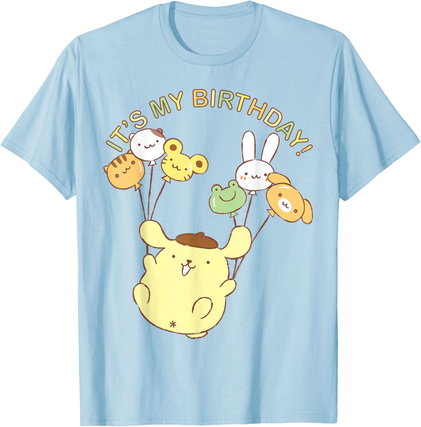 Pompompurin It's My Birthday T-Shirt Cute Design for Celebrations - 22