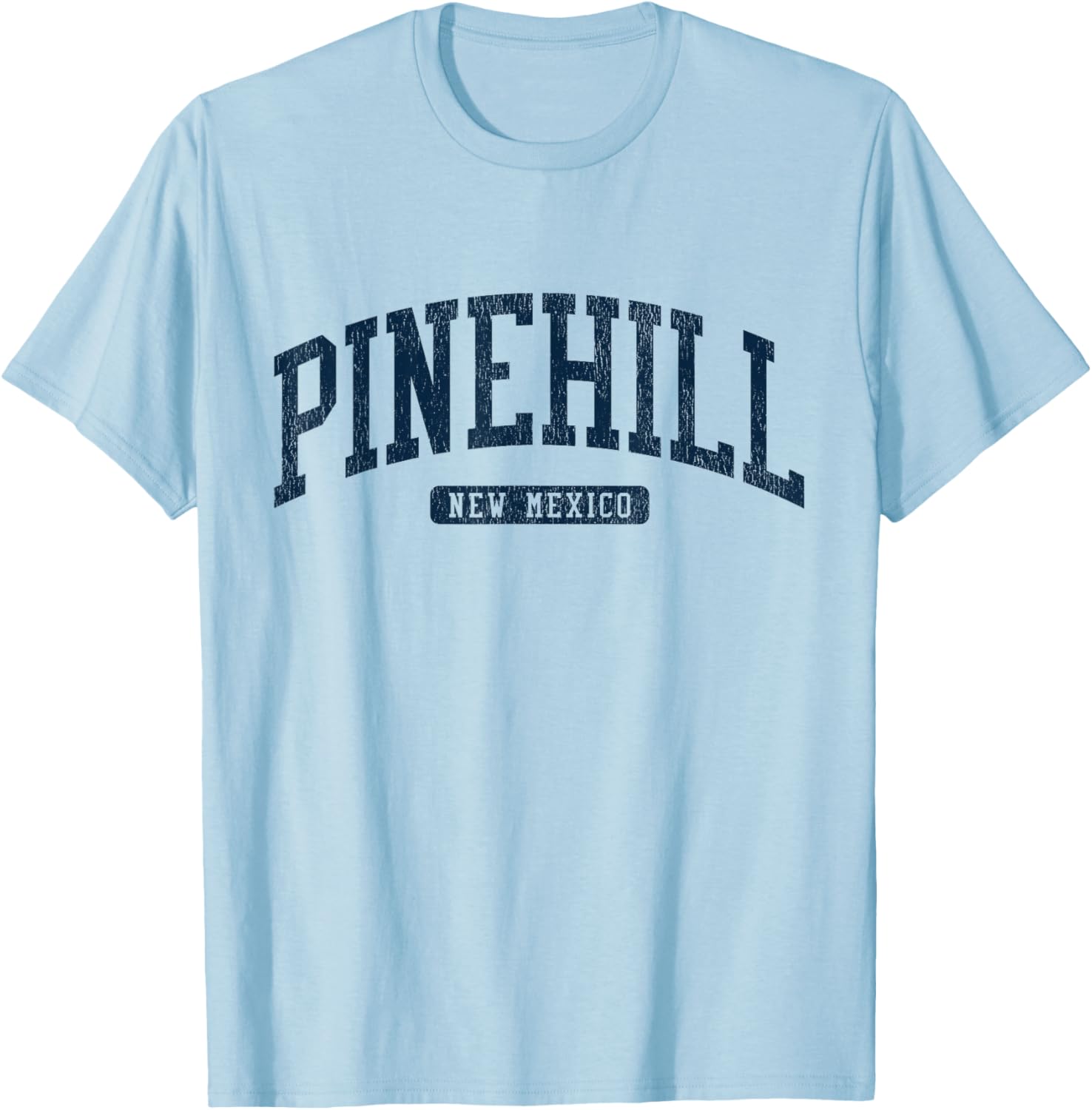 Pinehill New Mexico College Style Blue T-Shirt for Students and Fans - 15