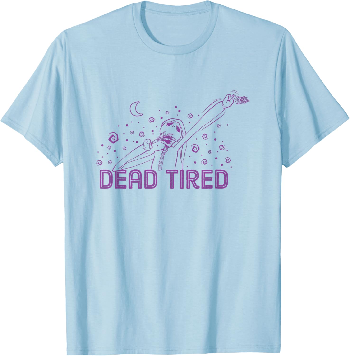 Disney Nightmare Before Christmas Dead Tired Jack T-Shirt for Fans - 4