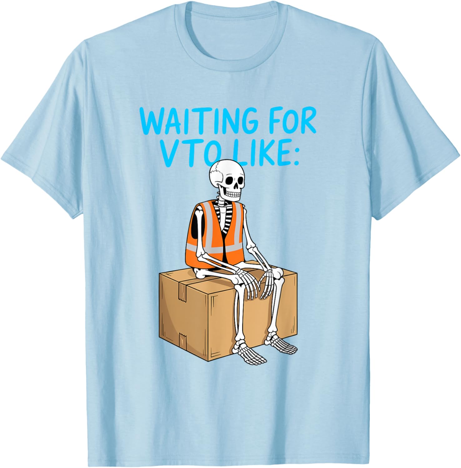 VTO Coworker Associate Skeleton T-Shirt for Fun Office Vibes - 19