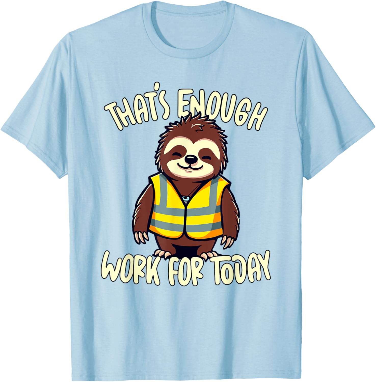 Sloth Lazy Coworker T-Shirt Perfect for a Relaxed Workday Vibes - 22