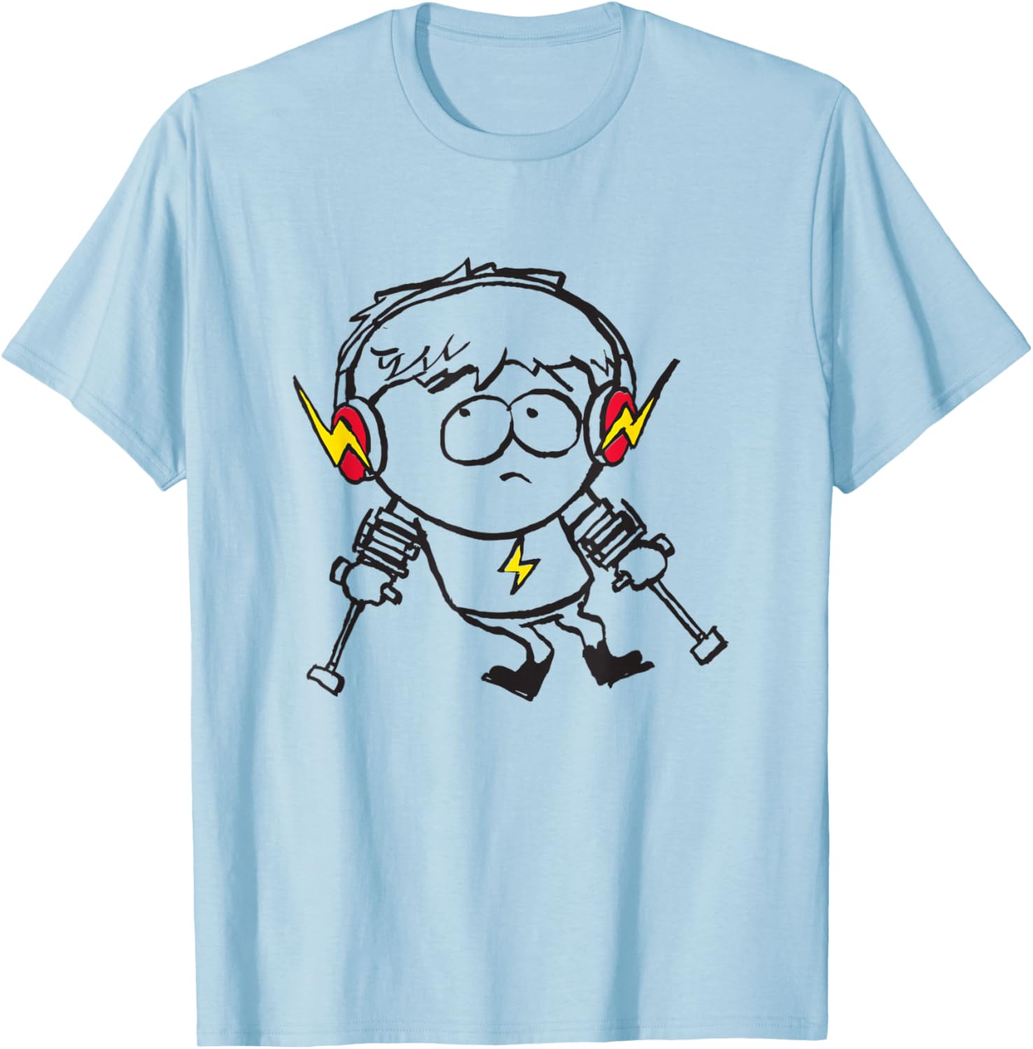 South Park Fast Jimmy Line Art T-Shirt - Fun Graphic Tee for Fans - 1
