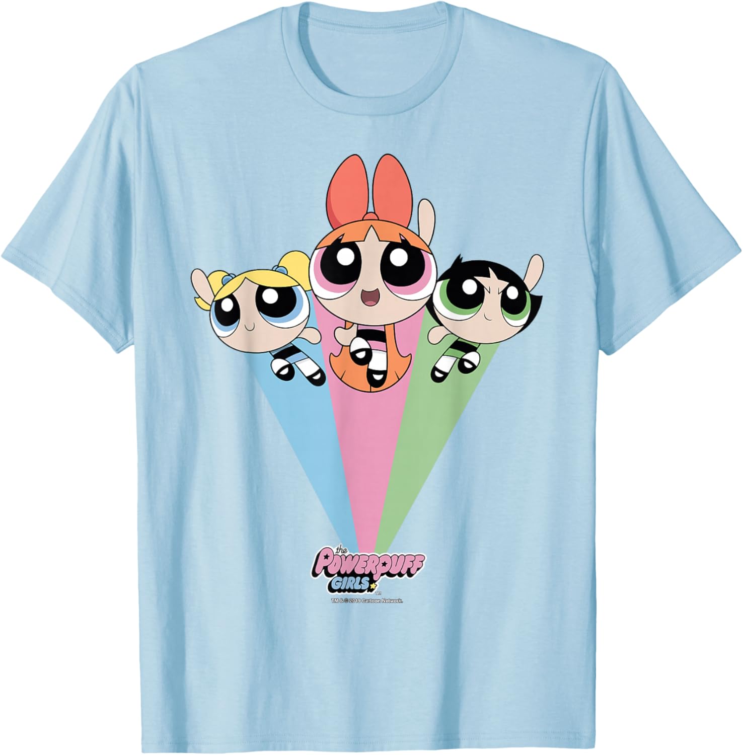 Powerpuff Girls Group Shot T-Shirt for Fans of Classic Cartoon Style - 3