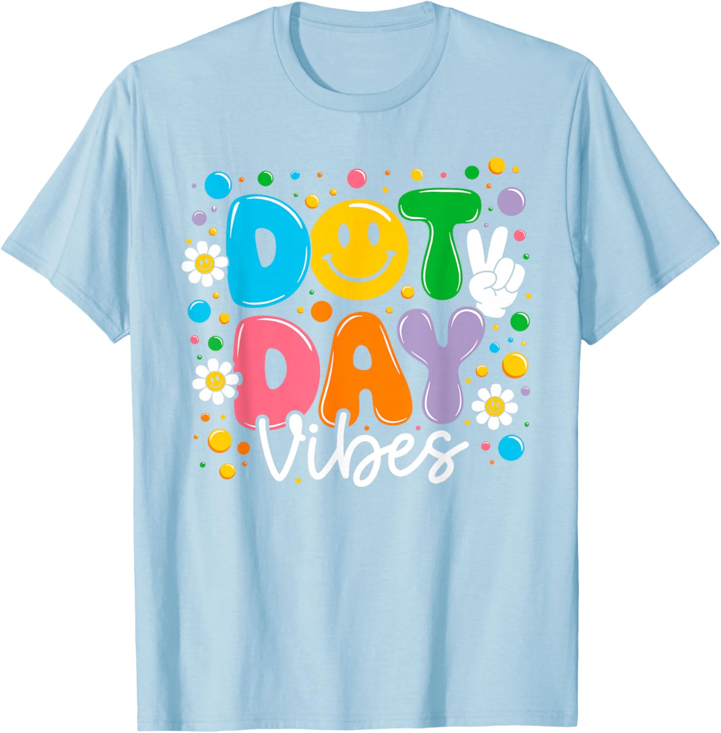 Happy Dot Day 2025 Colorful Polka Dot T-Shirt for Kids and Teachers - 13