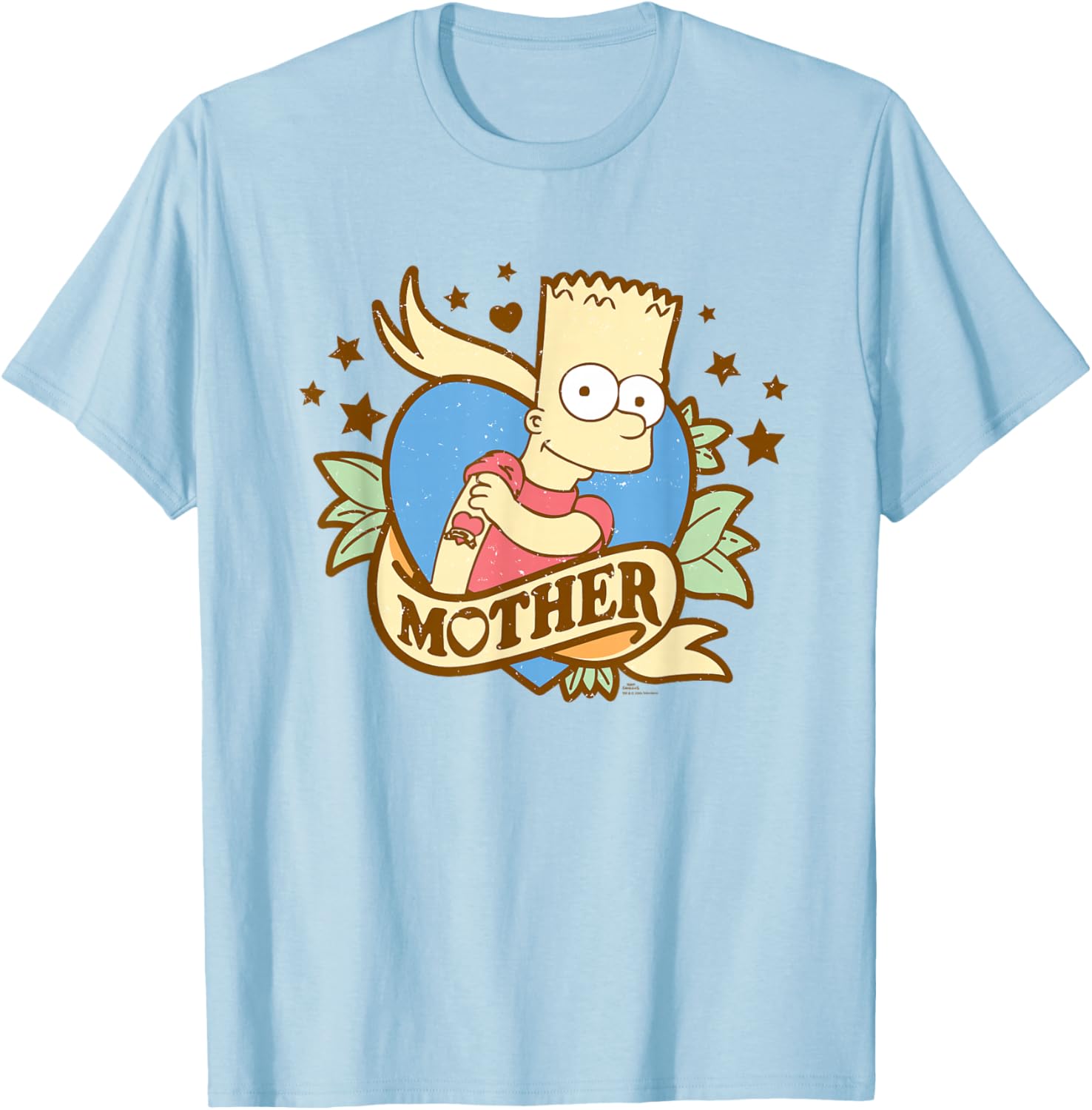 Retro Bart Simpson Mother's Day T-Shirt Gift for Moms and Fans - 29
