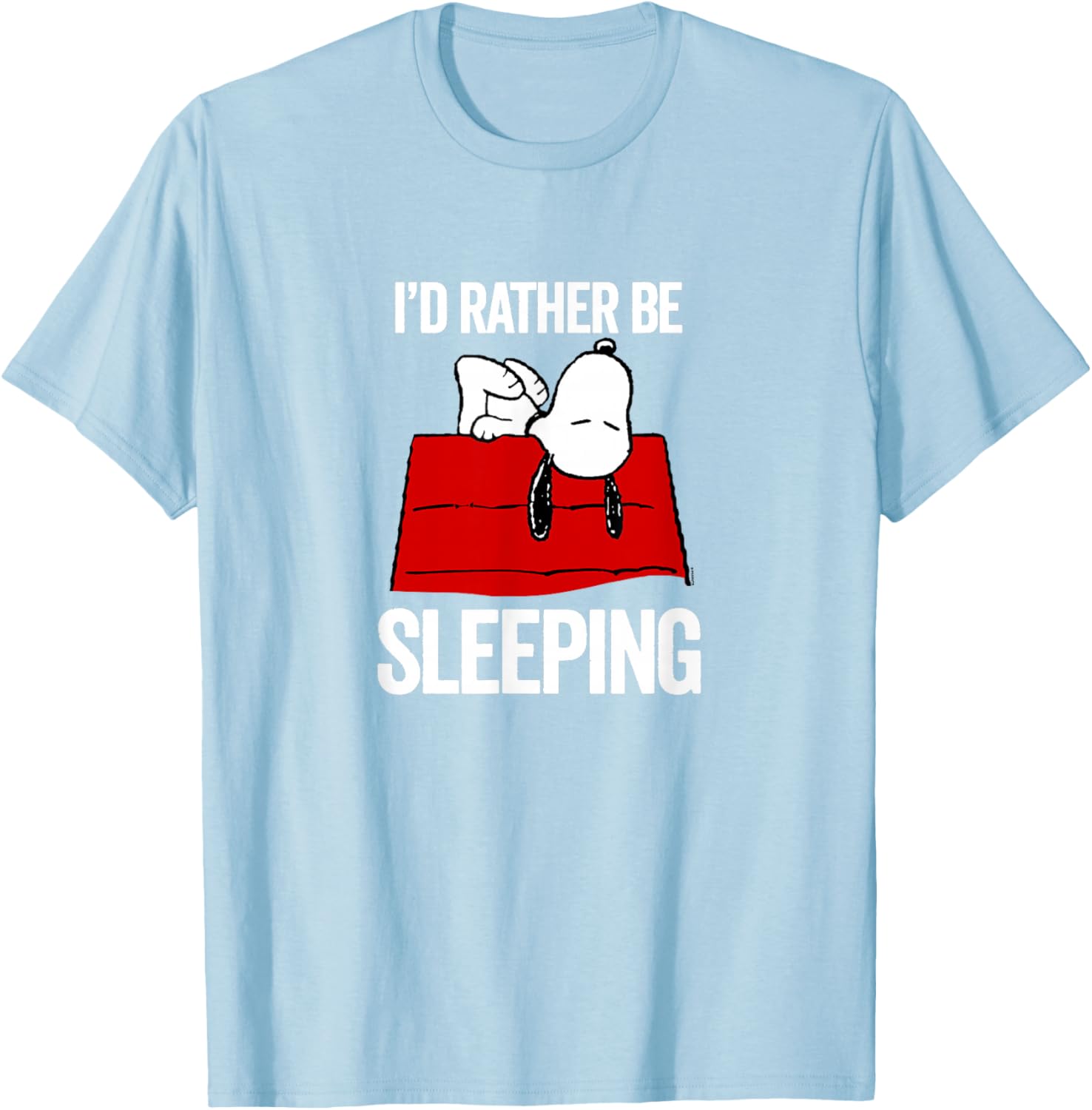 Peanuts Snoopy Still Sleeping T-Shirt Perfect for Relaxed Days - 6