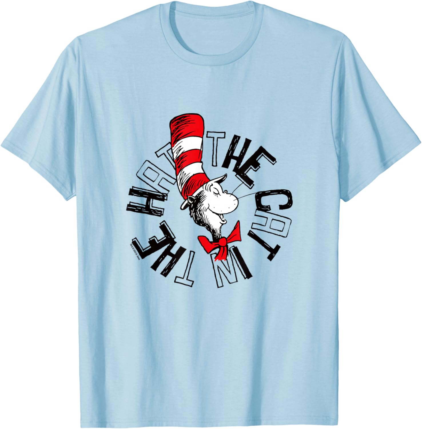 Official Cat in the Hat Circle Logo T-Shirt for Fun and Style - 6