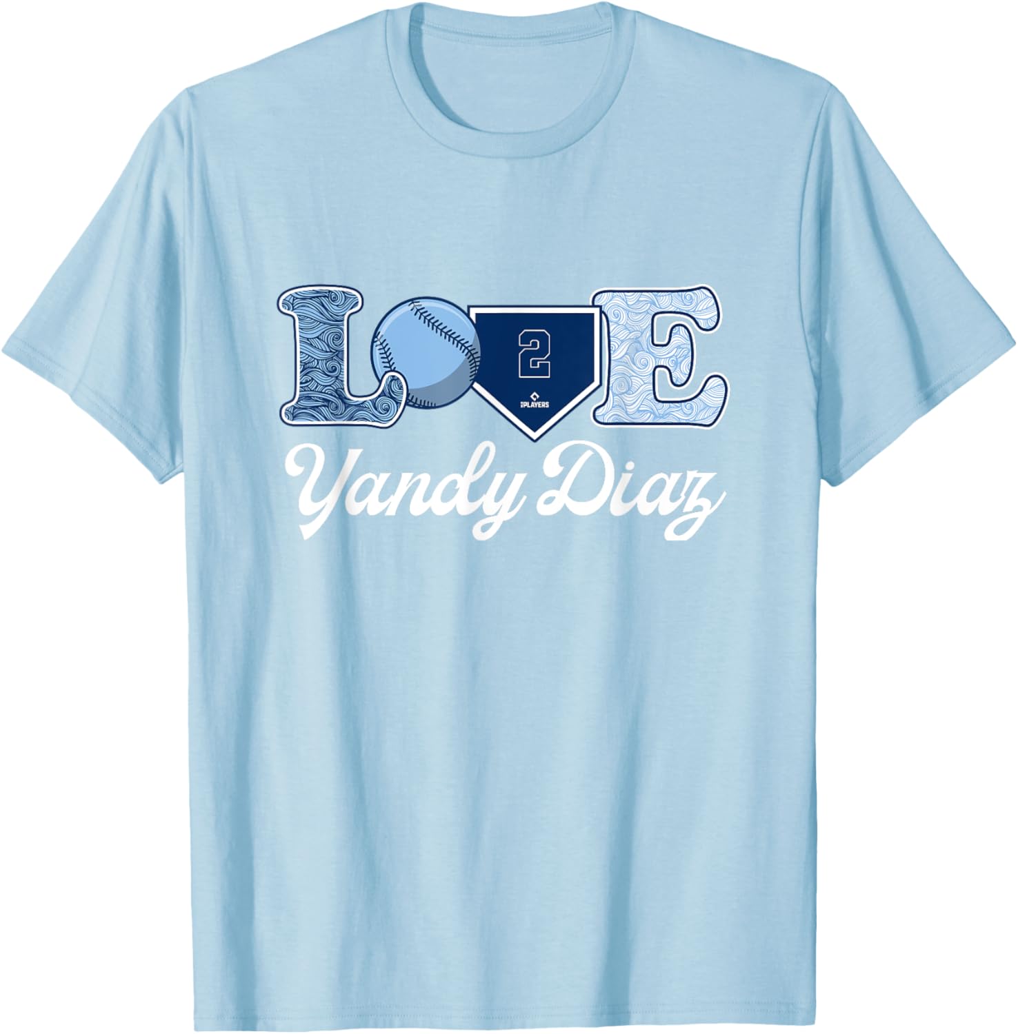 Yandy Diaz Tampa Bay Rays MLB T-Shirt for Fans and Baseball Lovers - 3
