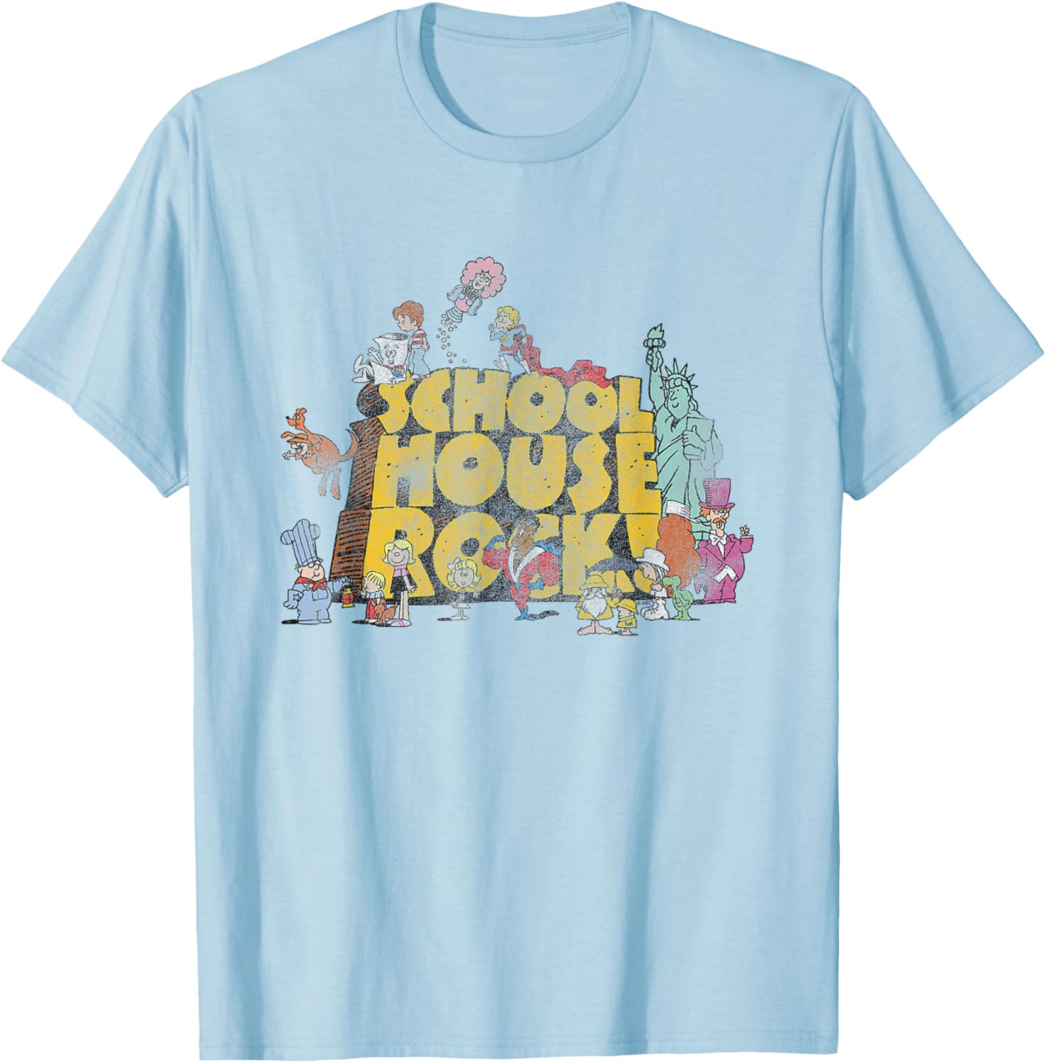 Ripple Junction Schoolhouse Rock Classic Cartoon Logo T-Shirt for Fans - 10