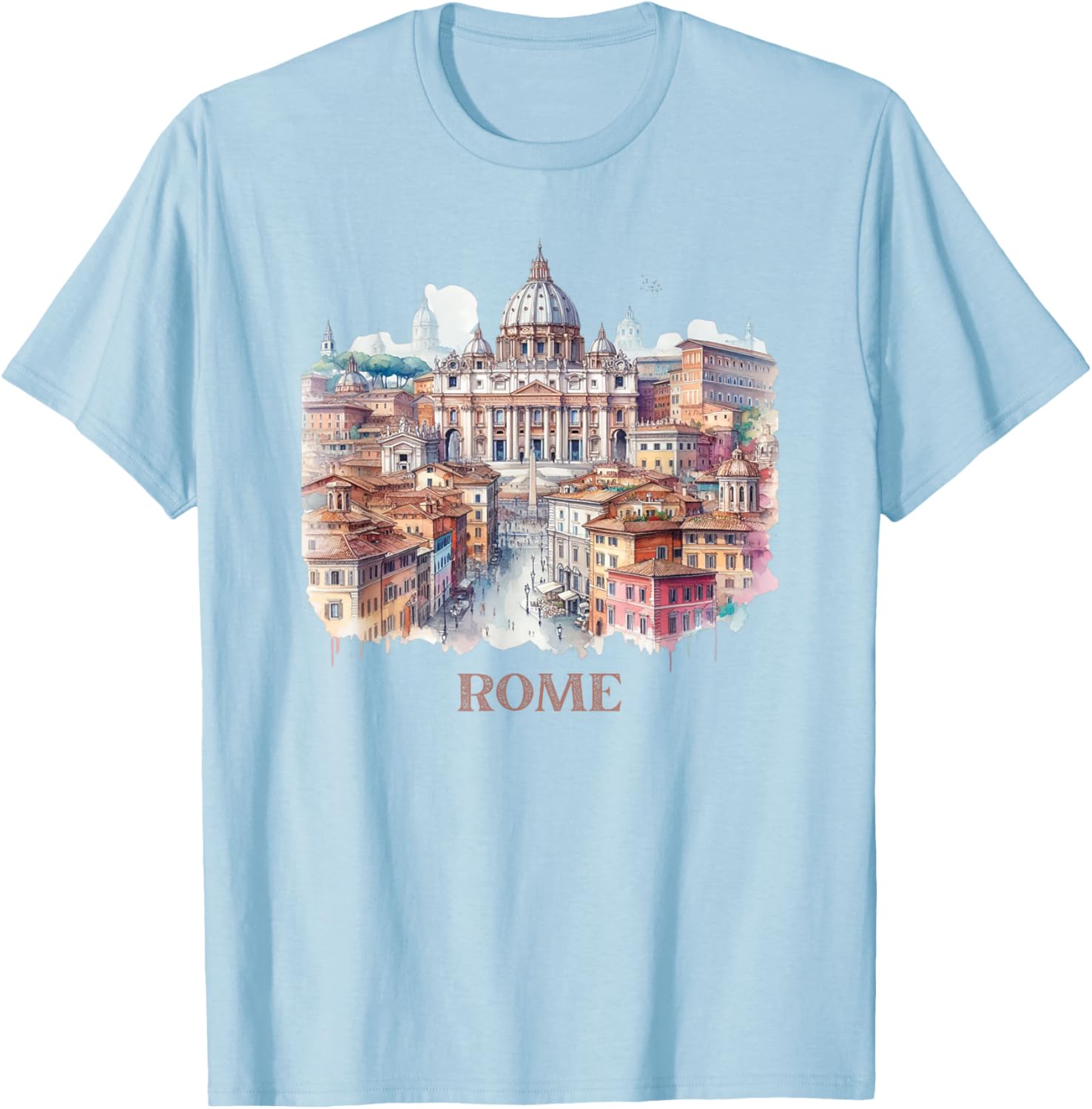 Retro Vintage Rome Italy Souvenir T-Shirt Perfect for Travelers and Tourists - 1