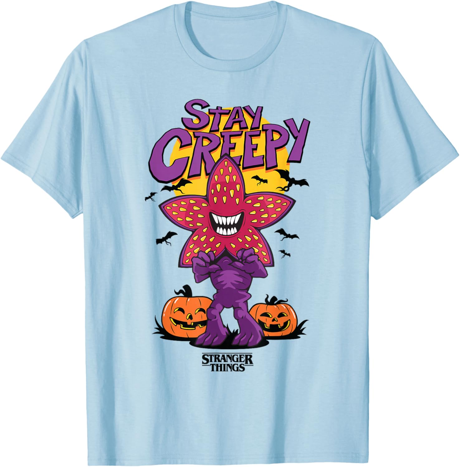 Stay Creepy Cute Demogorgon Smile Poster T-Shirt for Stranger Things Fans - 9