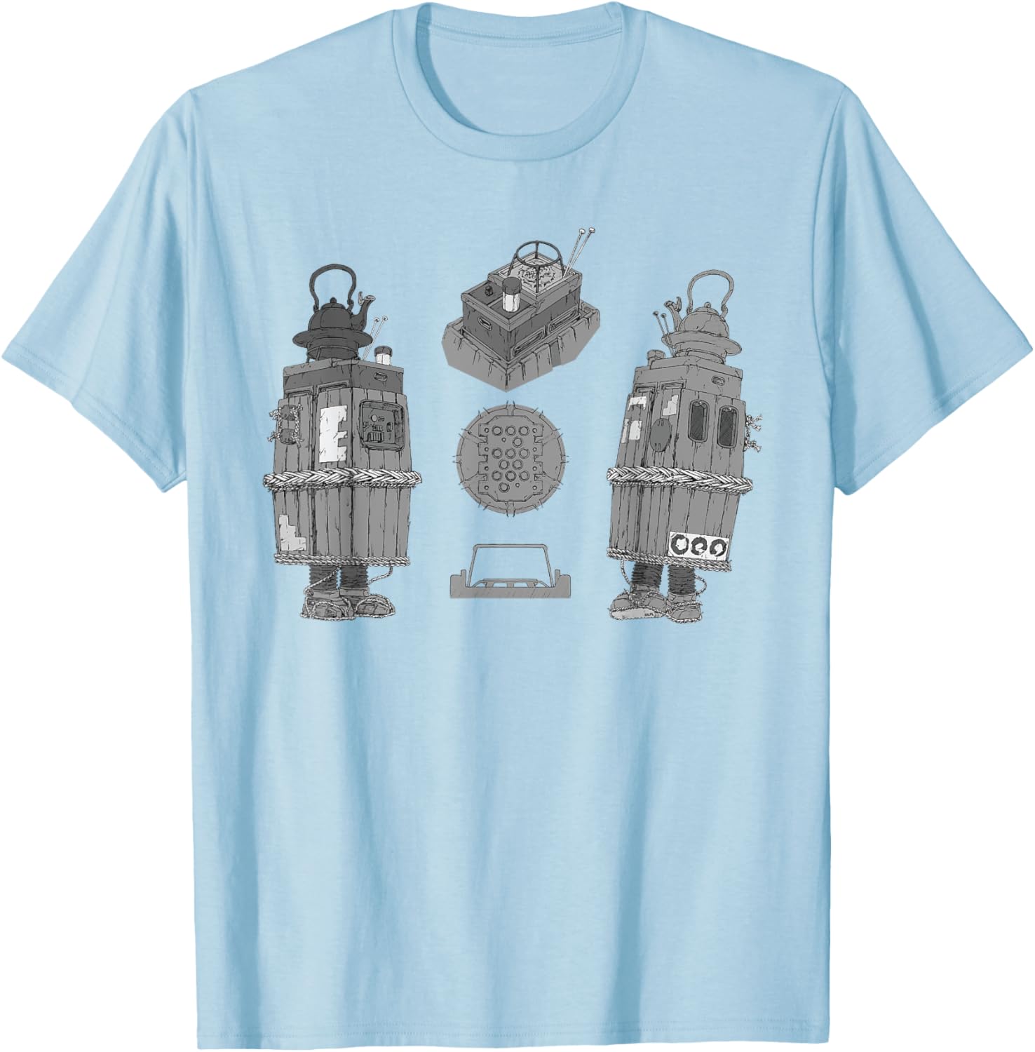 Star Wars Visions The Duel Tea House GNK Droid T-Shirt for Fans - 16