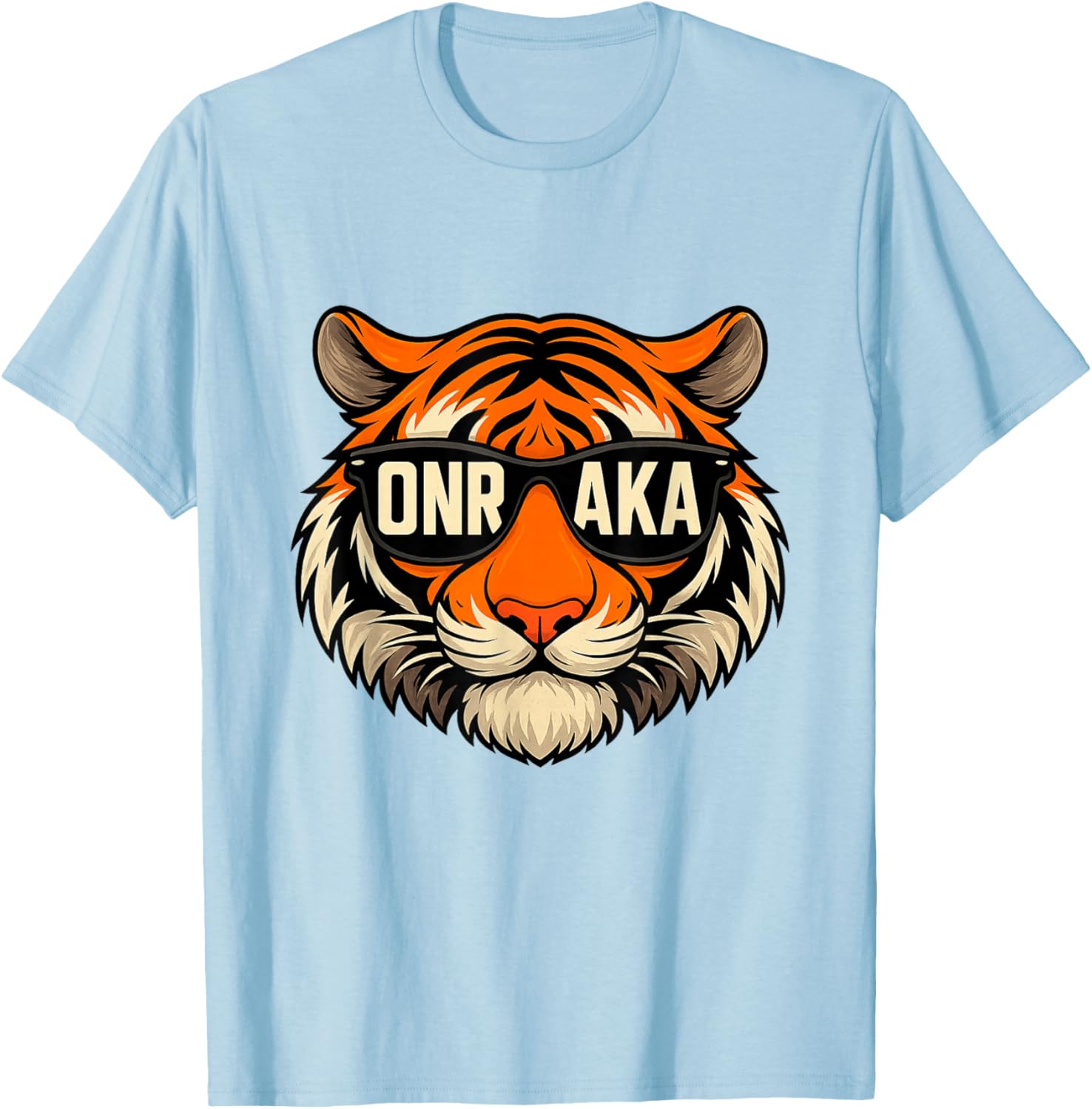 Vintage Tiger Graphic T-Shirt Onrakas Retro Sunglasses Unity Apparel - 14
