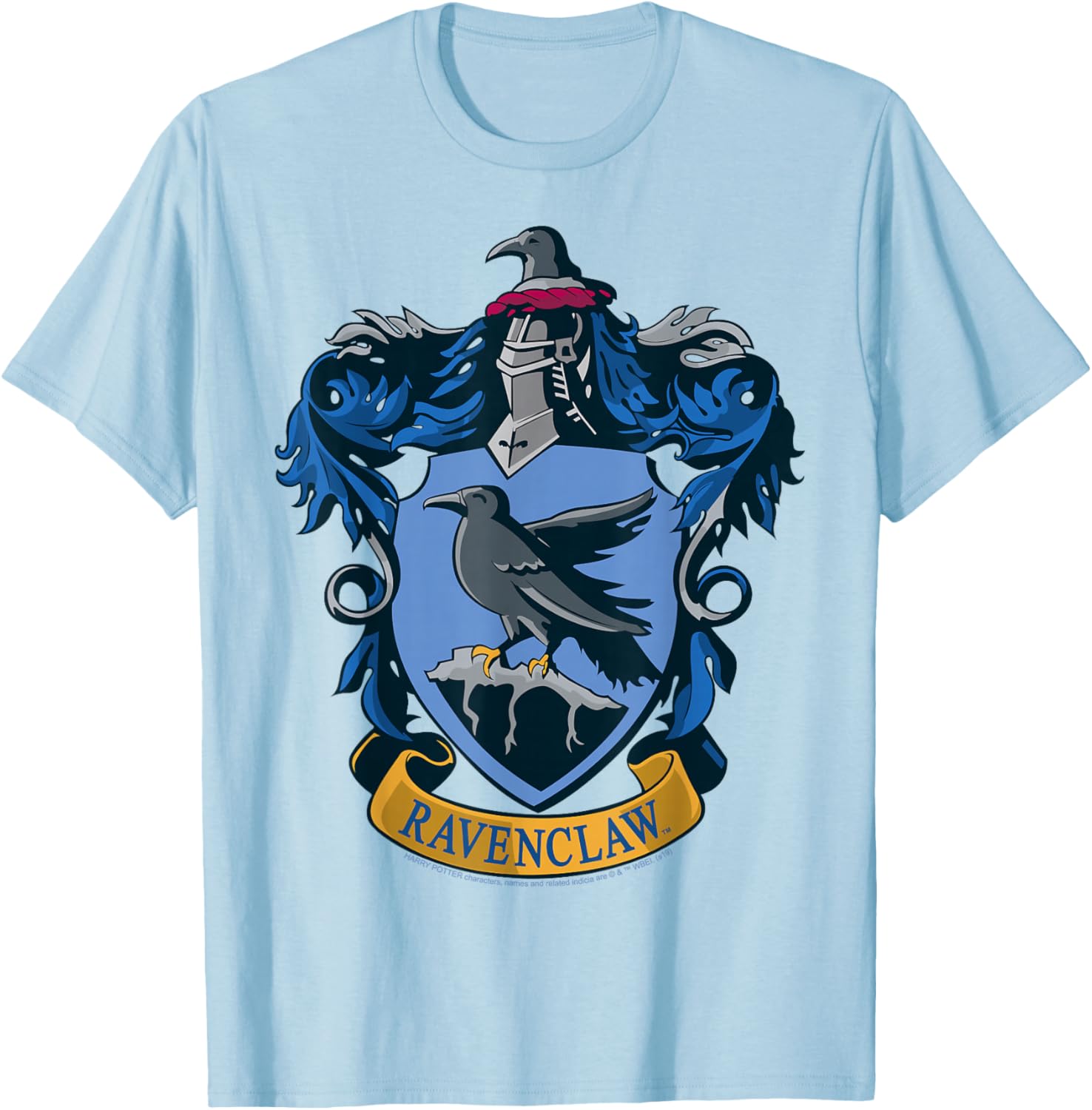 Ravenclaw Hogwarts House Nouveau Crest T-Shirt for Harry Potter Fans - 1