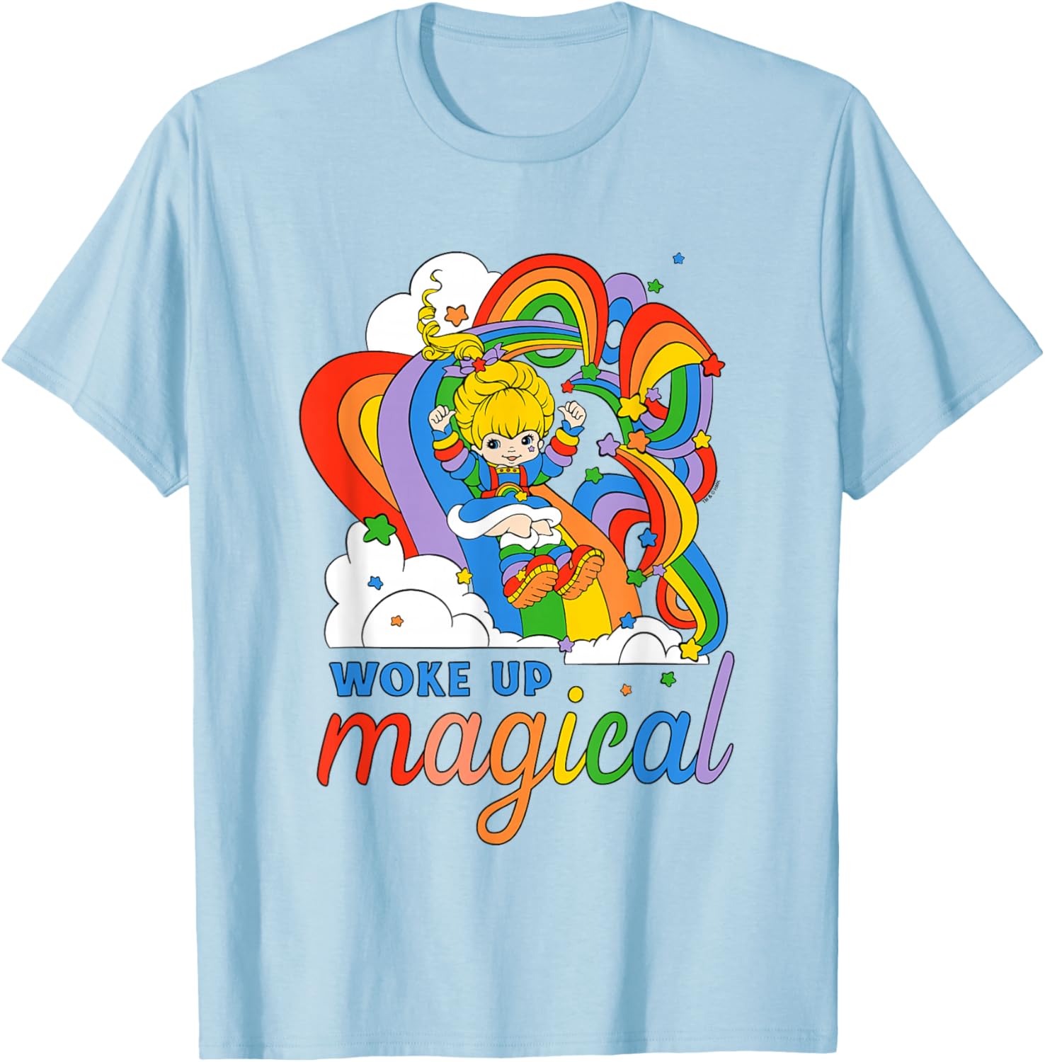 Rainbow Brite Vintage Slide T-Shirt Magical Retro Style for All Ages - 6