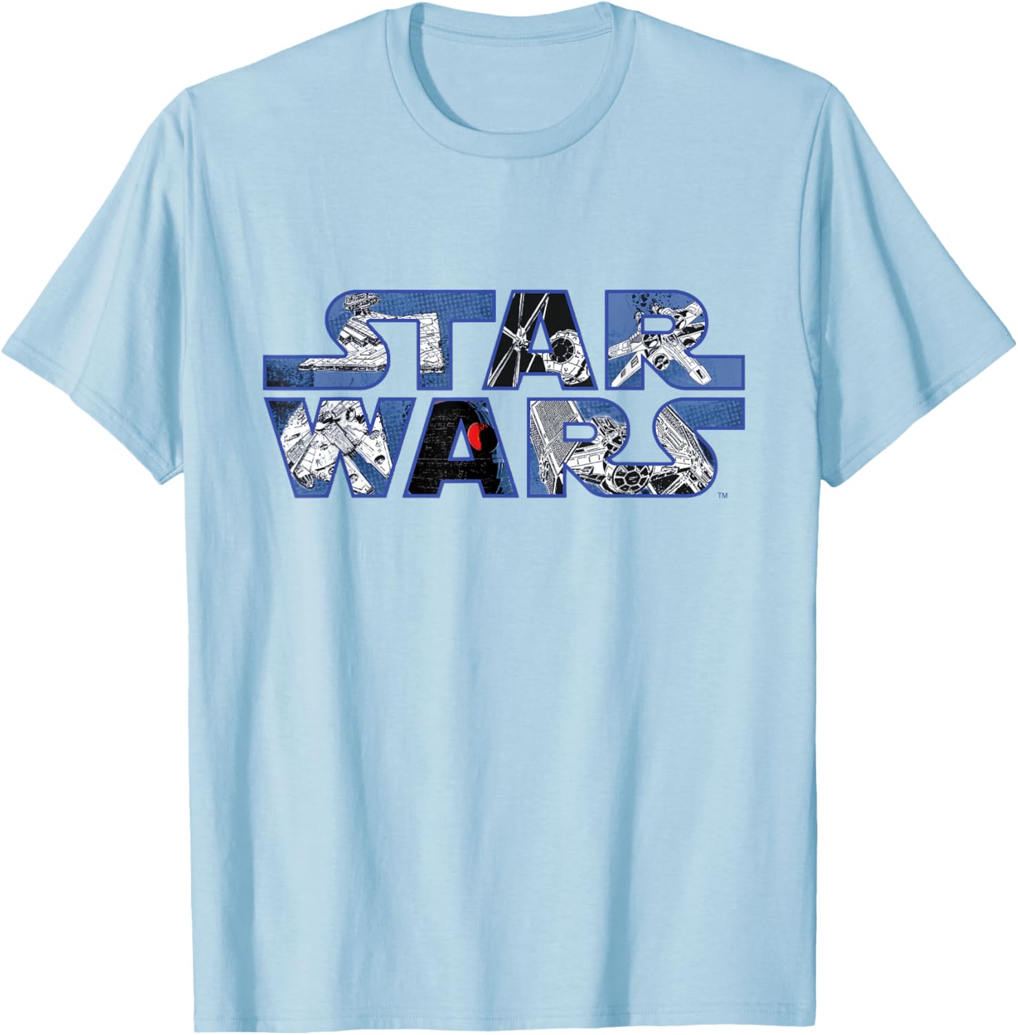 Star Wars Millennium Falcon and Death Star T-Shirt for Fans and Collectors - 9