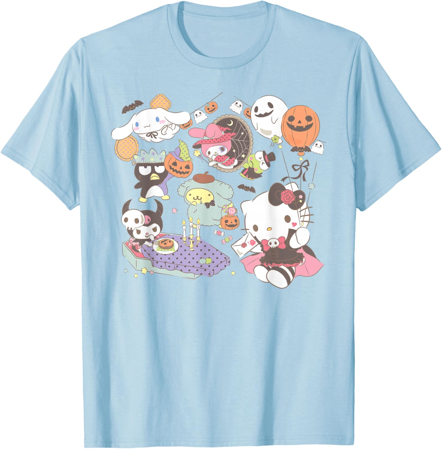 Sanrio Characters Halloween T-Shirt Fun Costume Party Apparel - 6