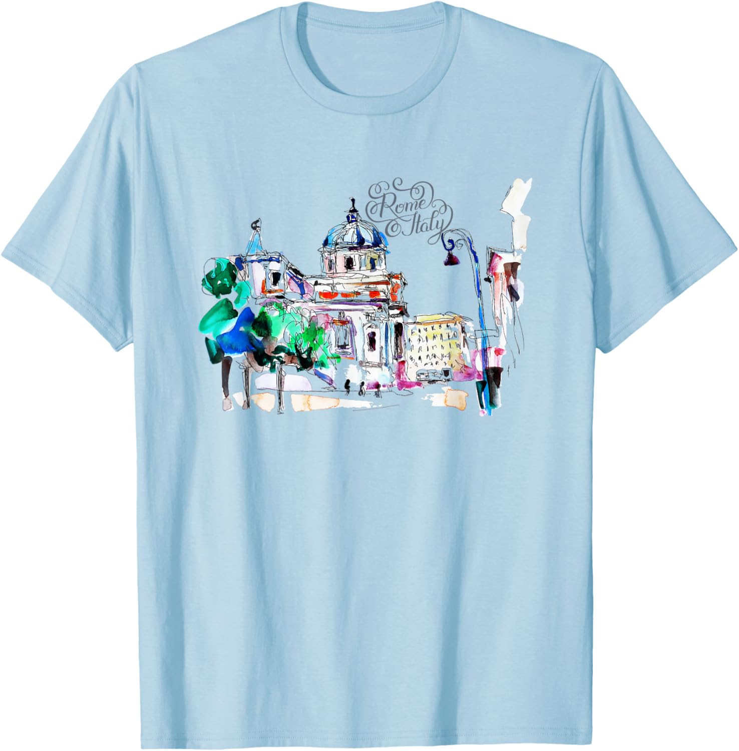Retro Vintage Rome Italy Souvenir T-Shirt for Travelers and Tourists - 14
