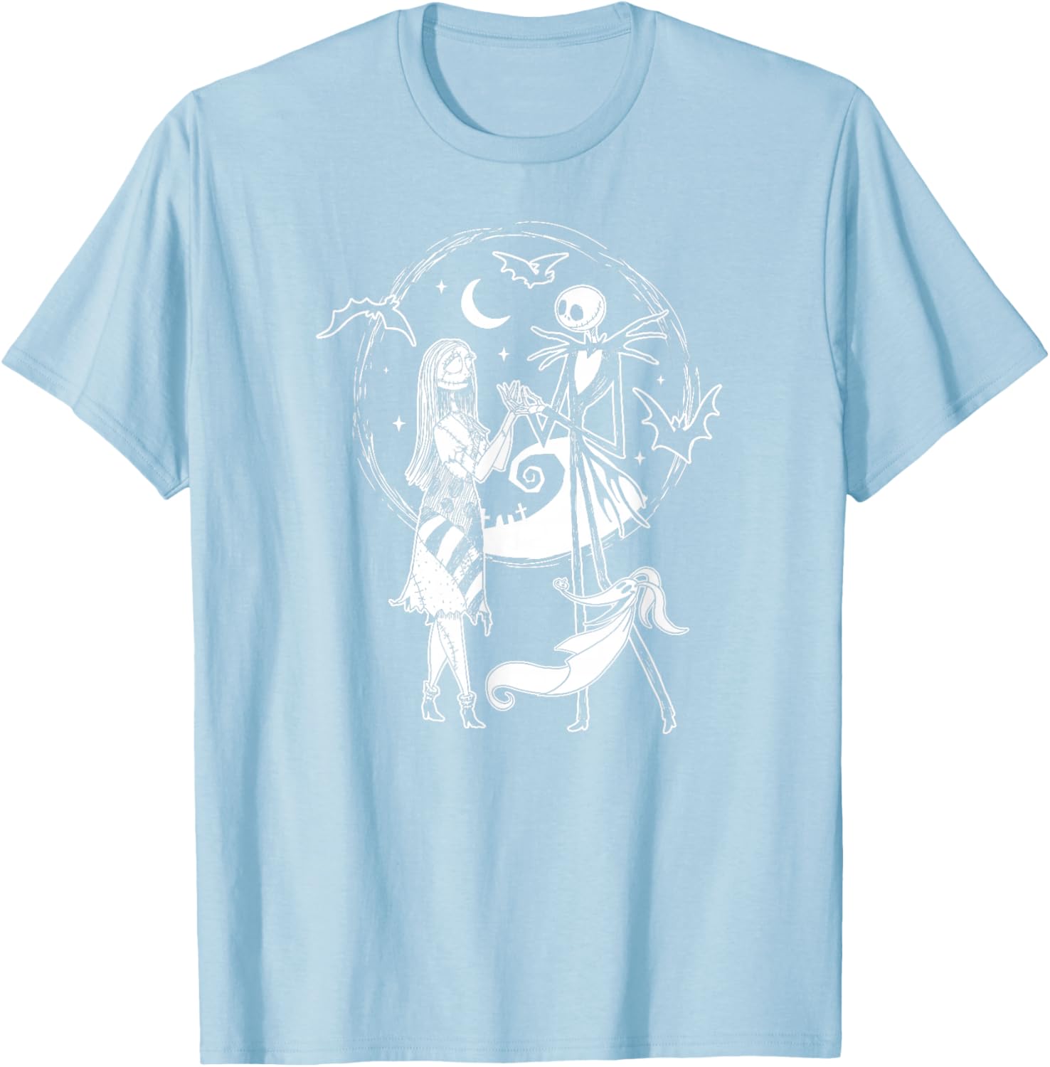 Jack Skellington Sally Zero T-Shirt for Nightmare Before Christmas Fans - 2