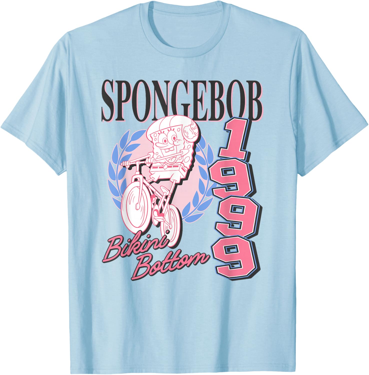 SpongeBob Bikini Bottom Biking Retro T-Shirt for Fun Fashion Lovers - 4