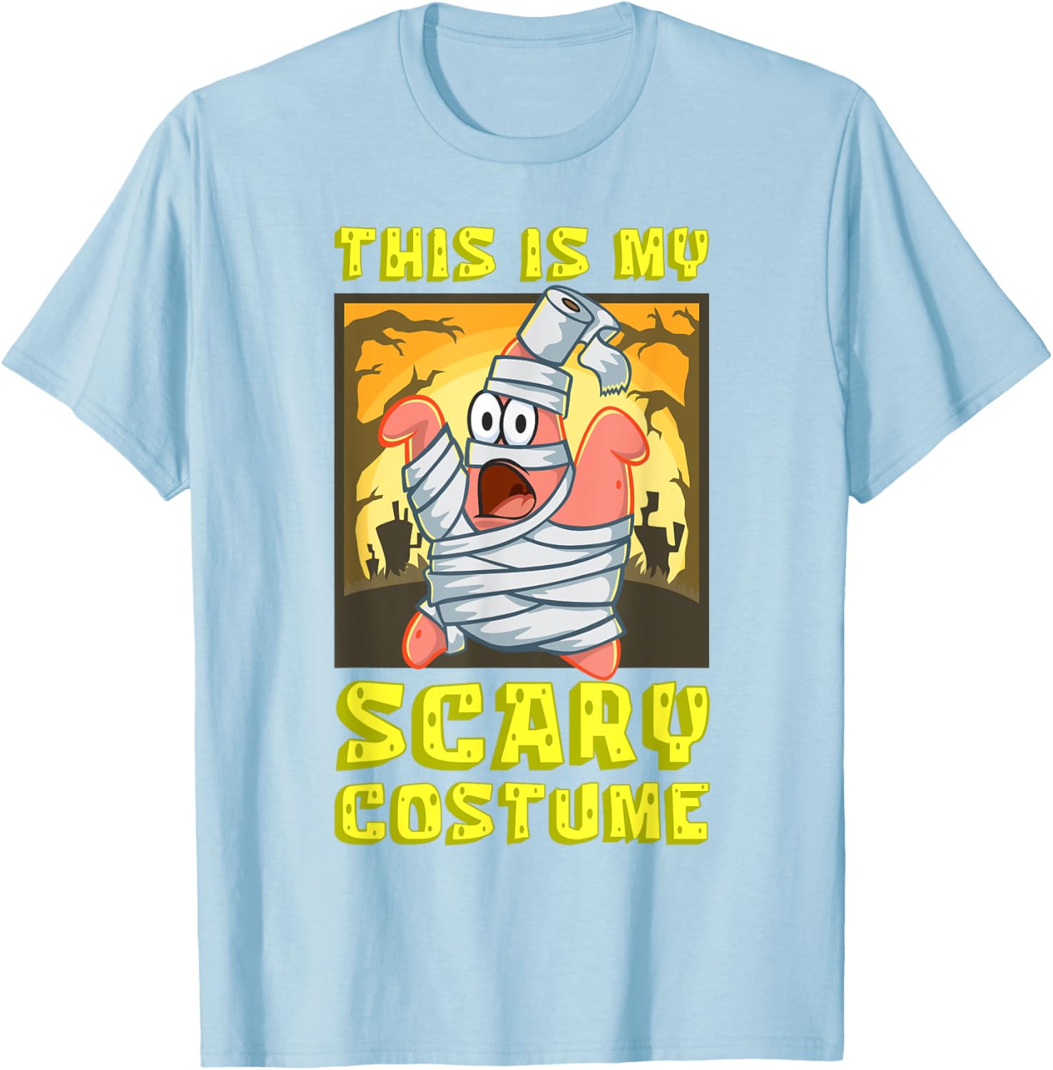 Mademark SpongeBob Halloween Patrick Mummy T-Shirt Fun Costume Apparel - 10