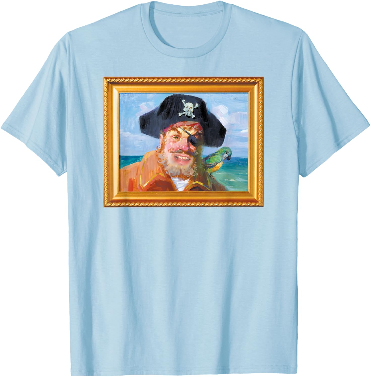 SpongeBob SquarePants Pirate Portrait T-Shirt for Cartoon Fans - 2