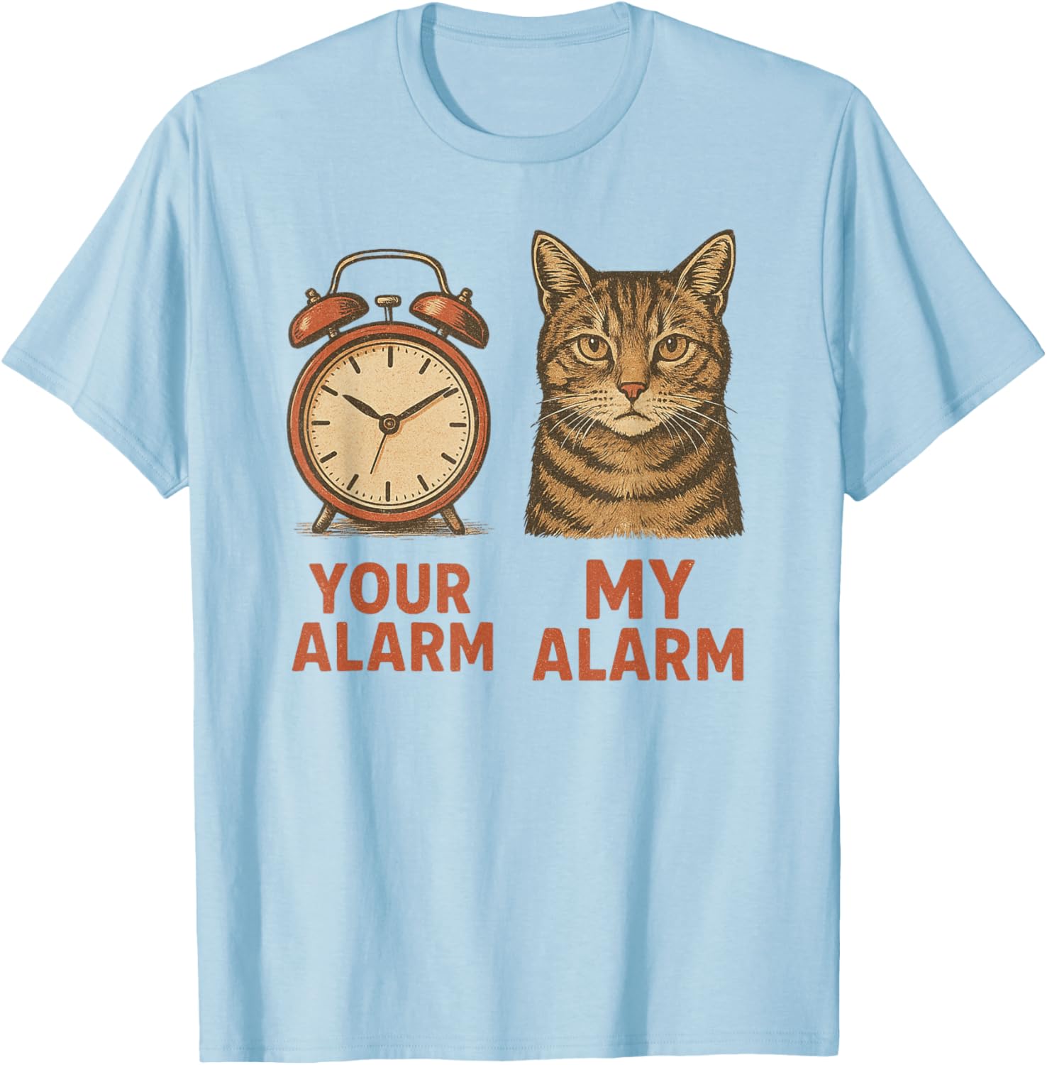 Vintage Kitty Print T-Shirt for Cat Lovers - Funny 60's Style Top - 8