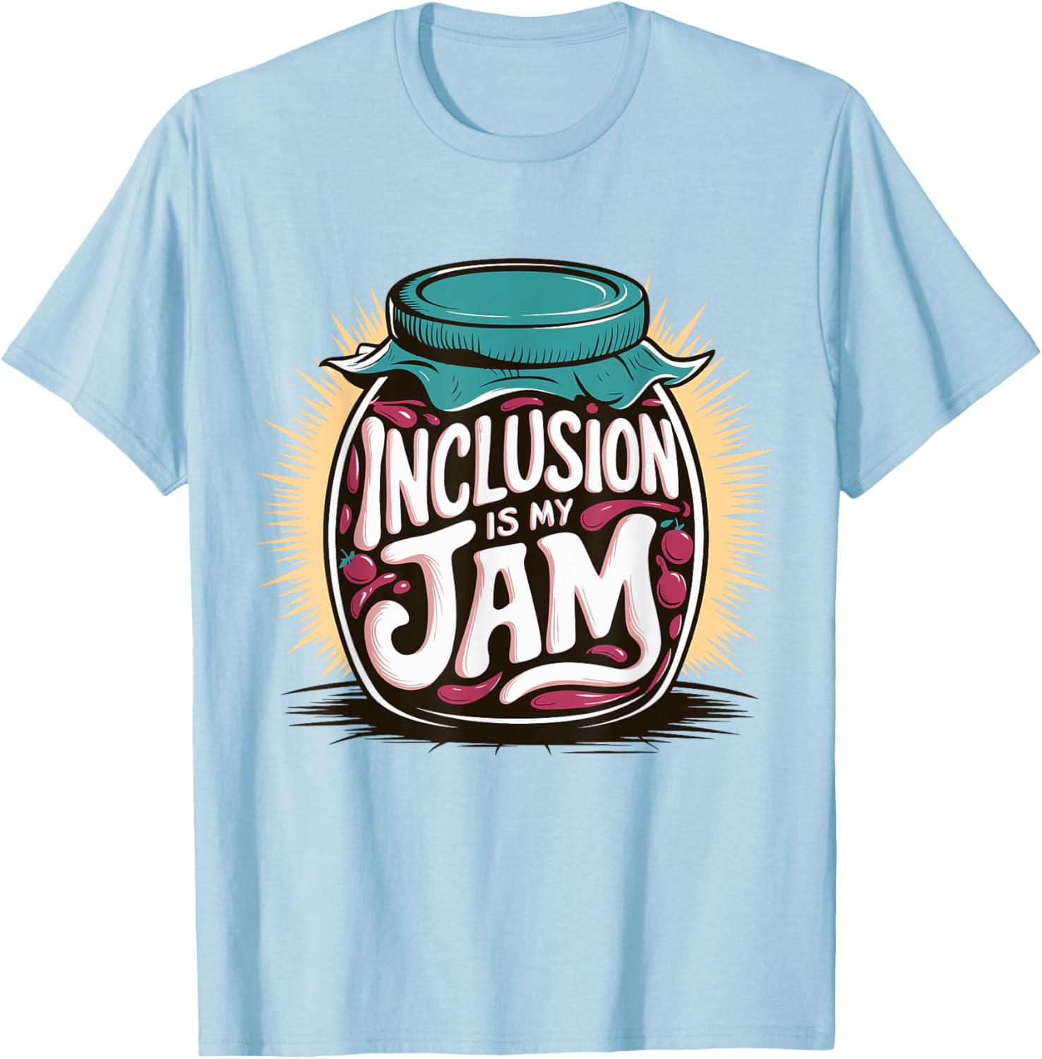 Inclusion Is My Jam T-Shirt for Special Ed SPED Teachers - Fun Apparel - 3