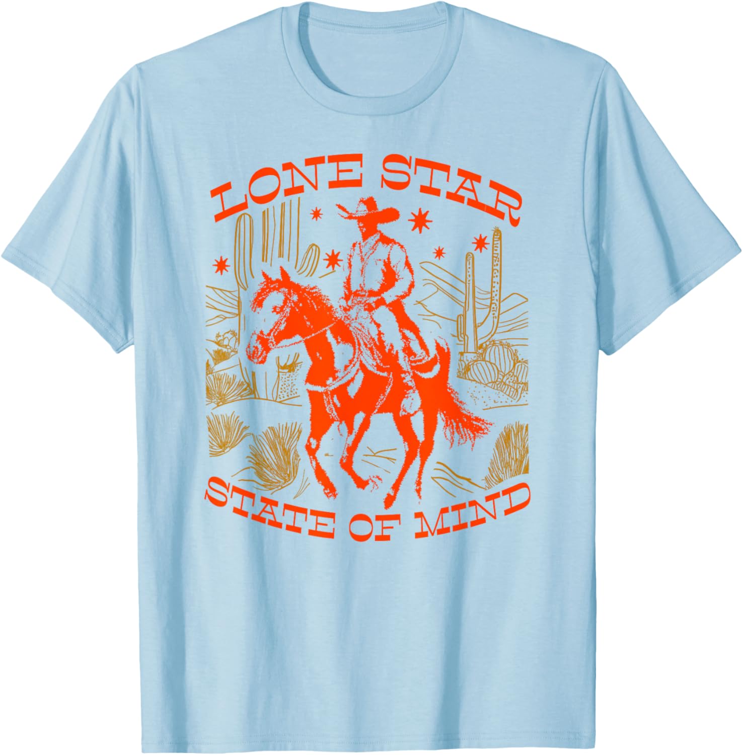 Ripple Junction Lone Star State of Mind Western Graphic Tee for Men - 4