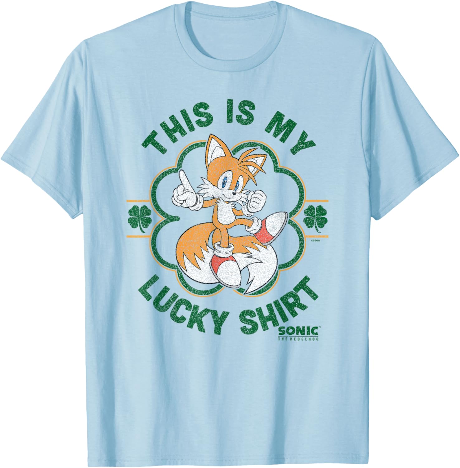 Sonic The Hedgehog St. Patrick's Day Lucky Shirt for Fun Celebrations - 3